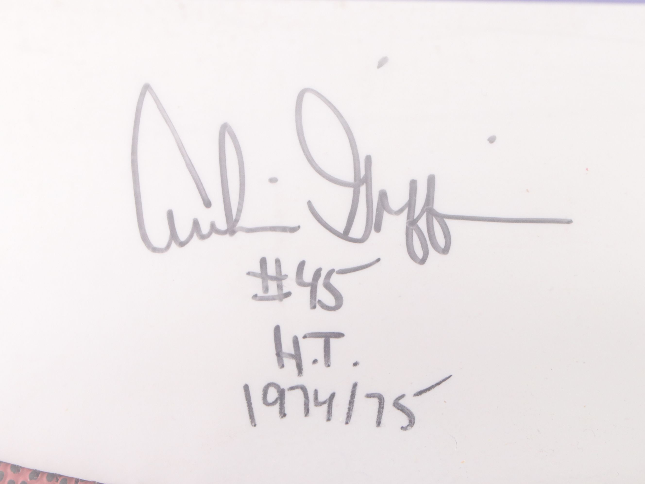 Archie Griffin Signed Souvenir Bengals and OSU Footballs, 1975 - 1983