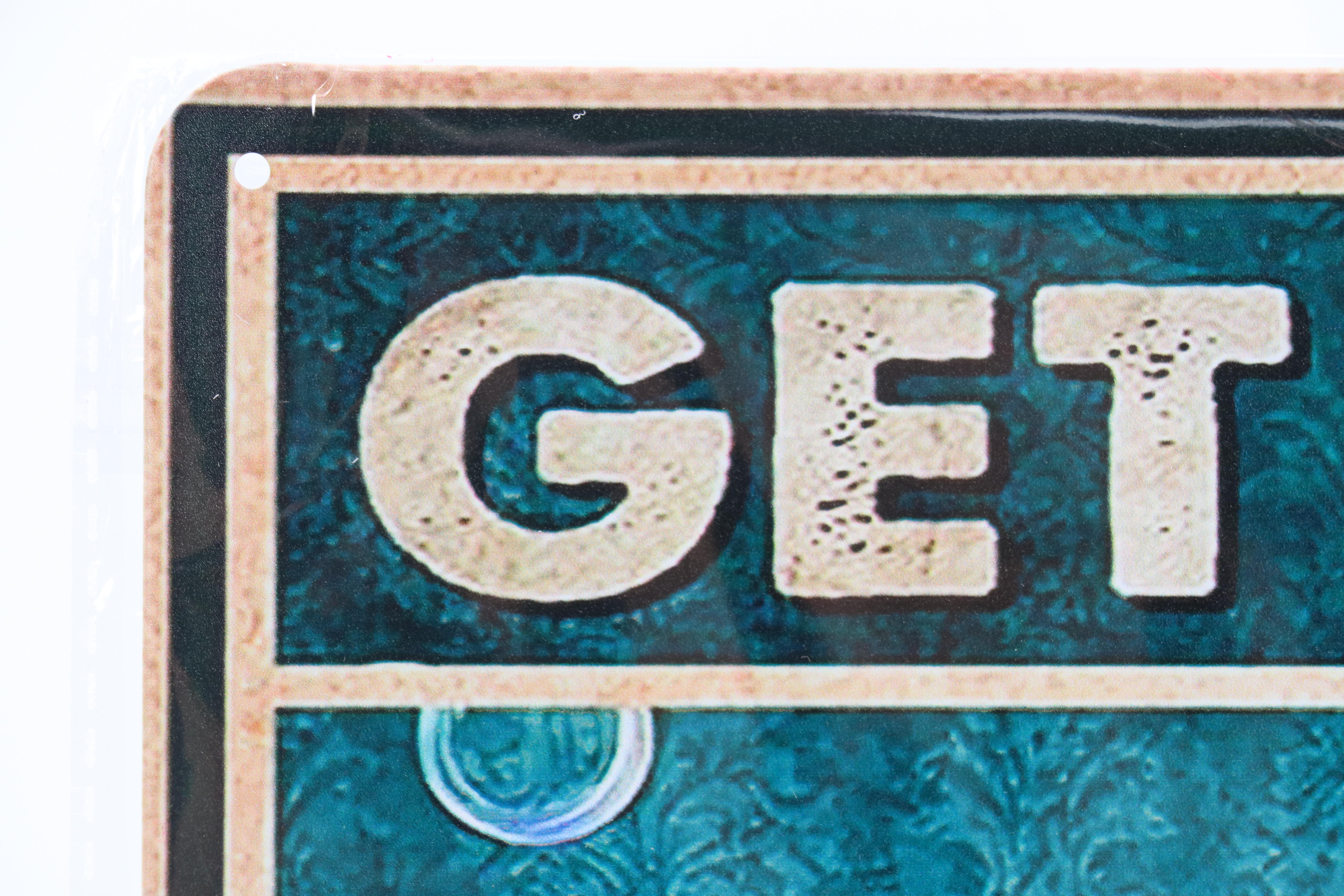 Black Cat "Get Naked..." Metal Wall Sign