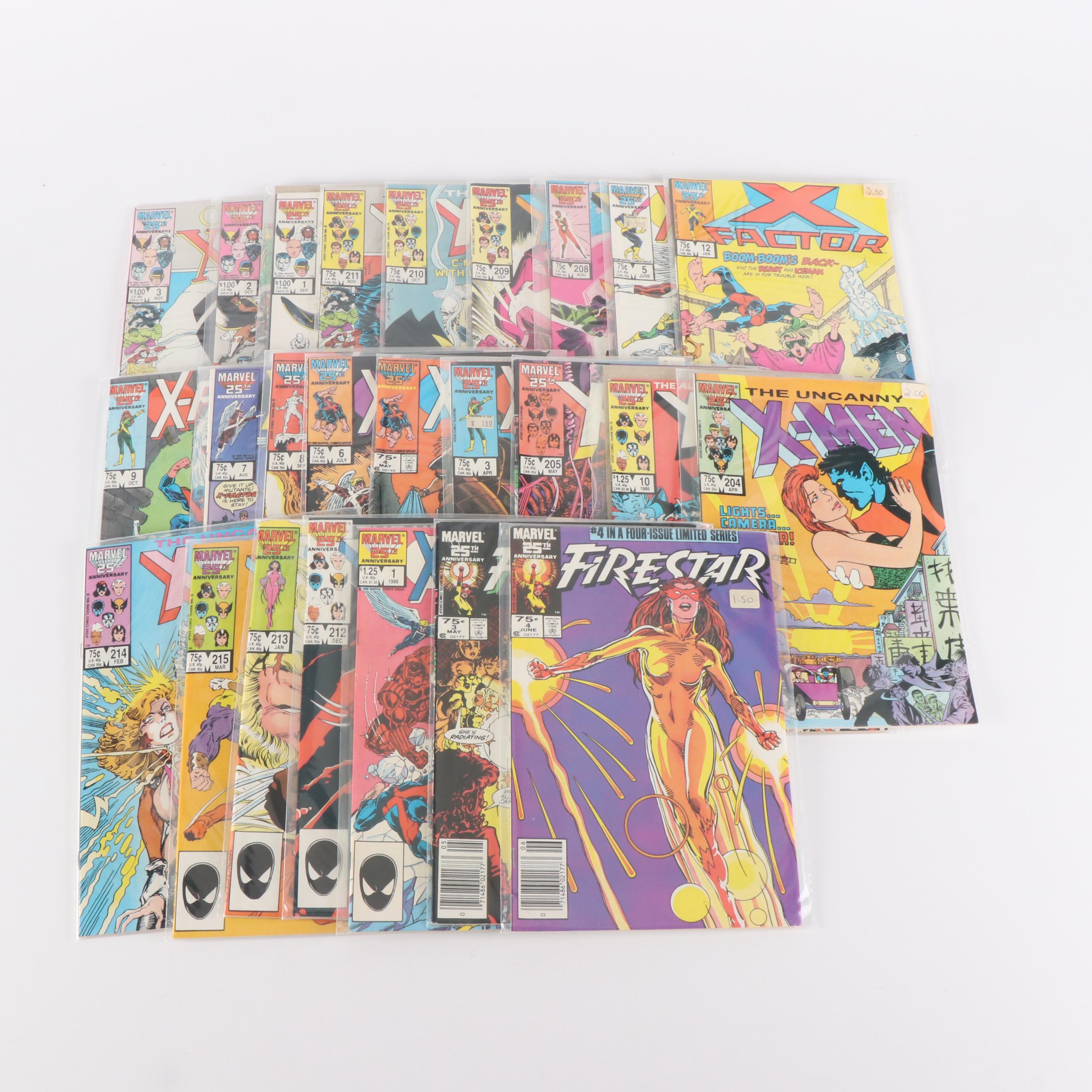 Modern Age Marvel Comic Books Featuring "X-Men" and More