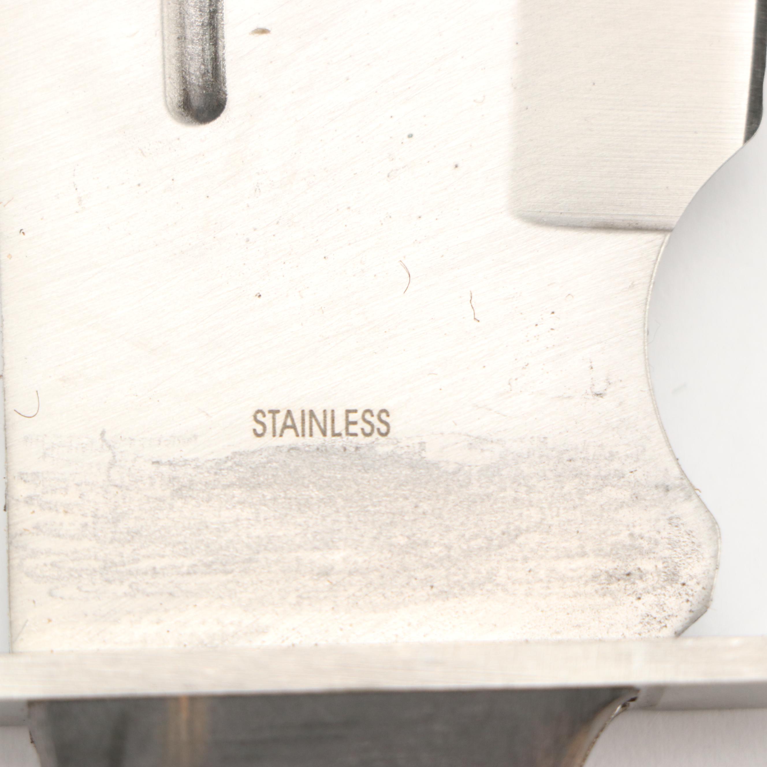 Chipaway Cutlery Bone and Wooden Handled Knife with Machete