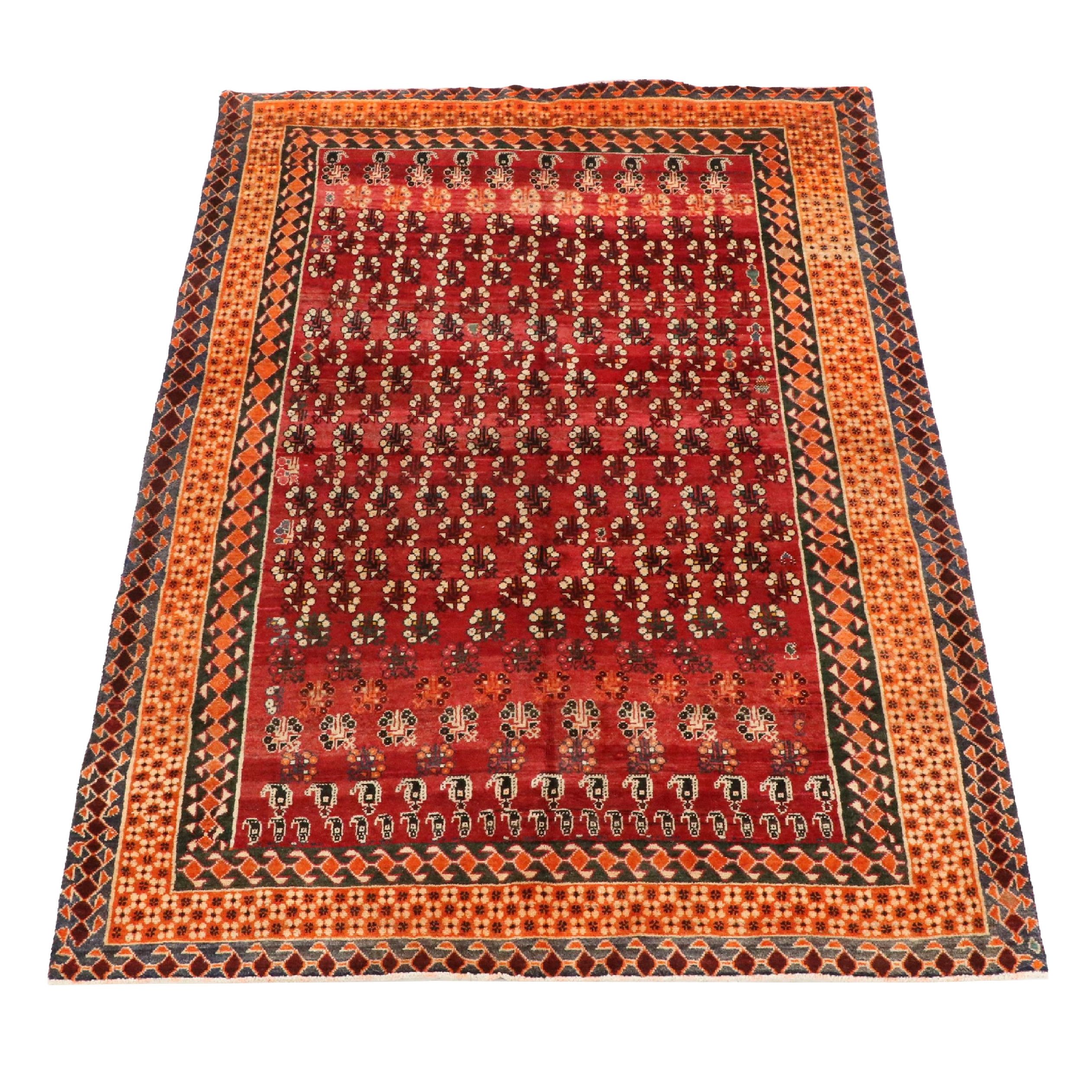 6'5 x 9'1 Hand-Knotted Northwest Persian Area Rug