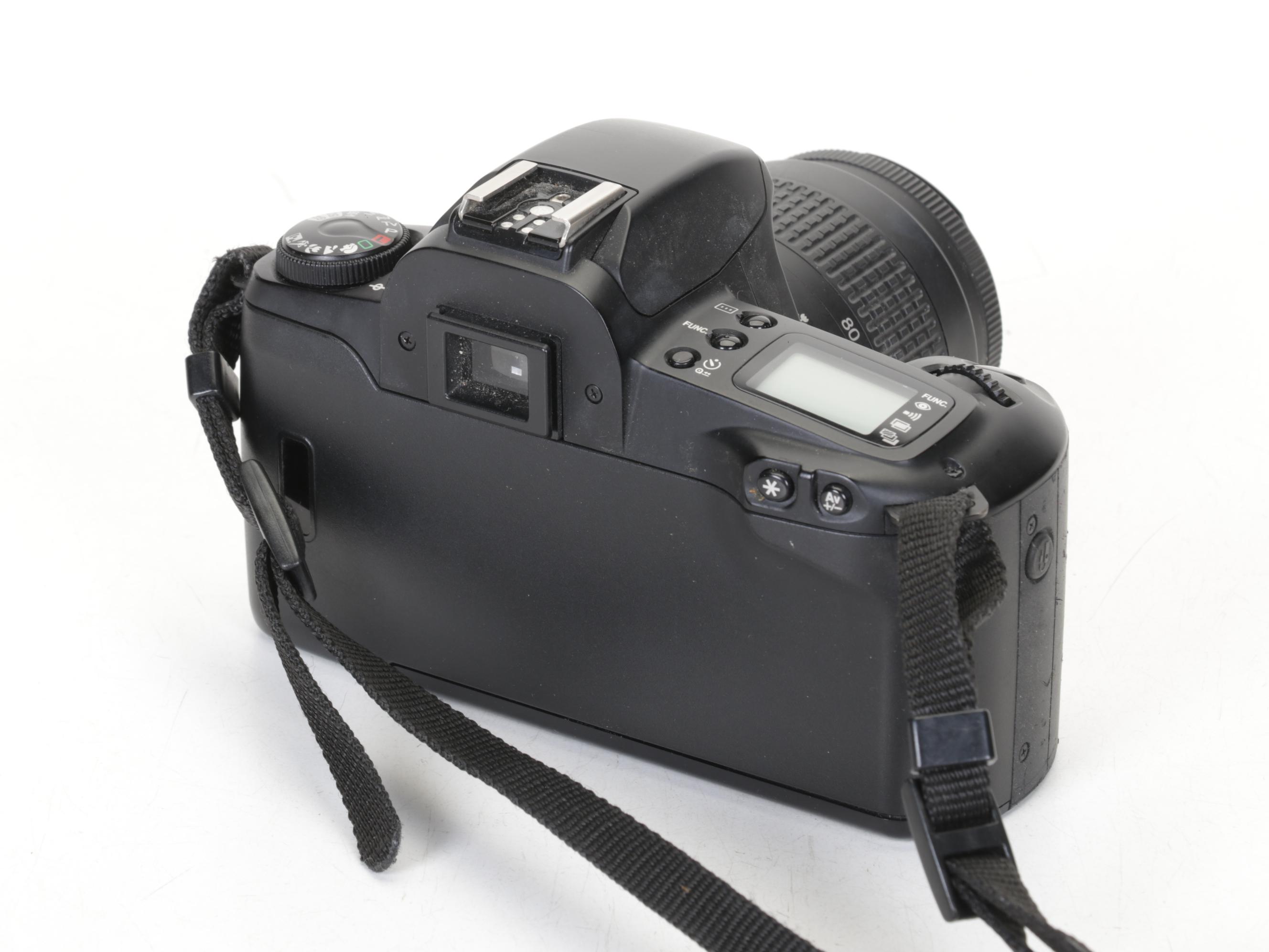 Canon EOS Rebel G 35MM Film SLR Camera with 80-200mm Lens & Camera Bag