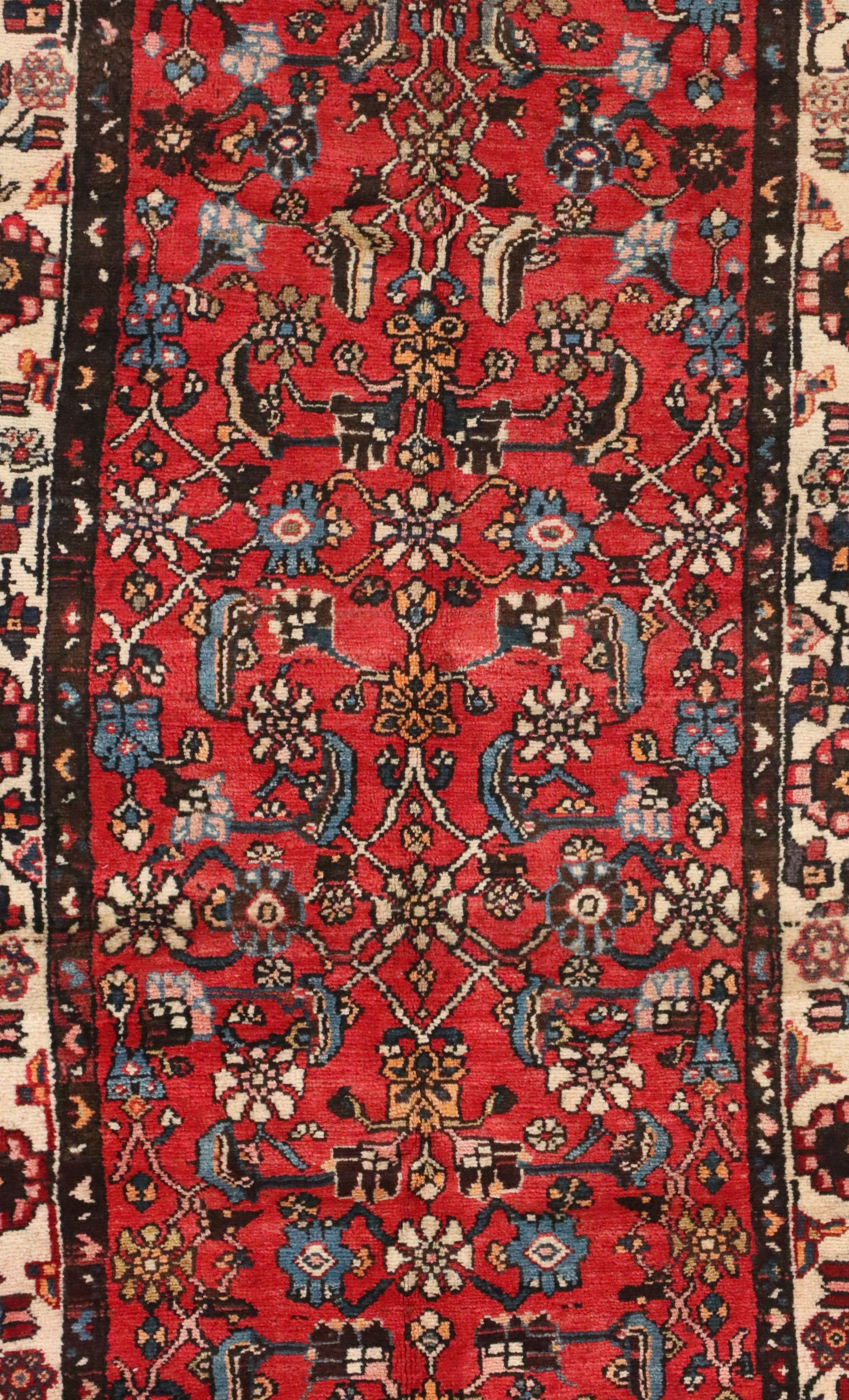 3'1 x 8'10 Hand-Knotted Persian Hamadan Long Rug