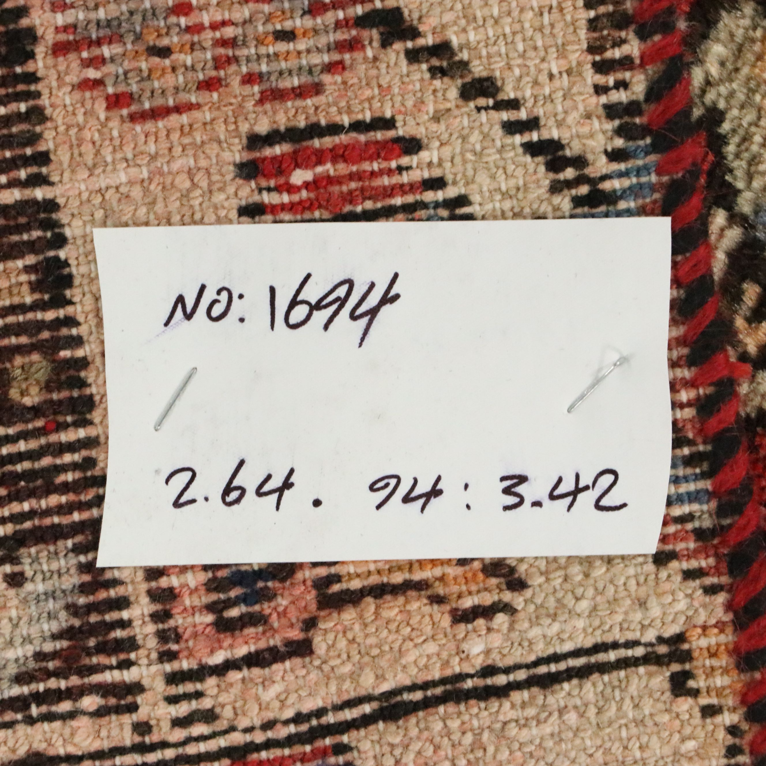 3'1 x 8'10 Hand-Knotted Persian Hamadan Long Rug