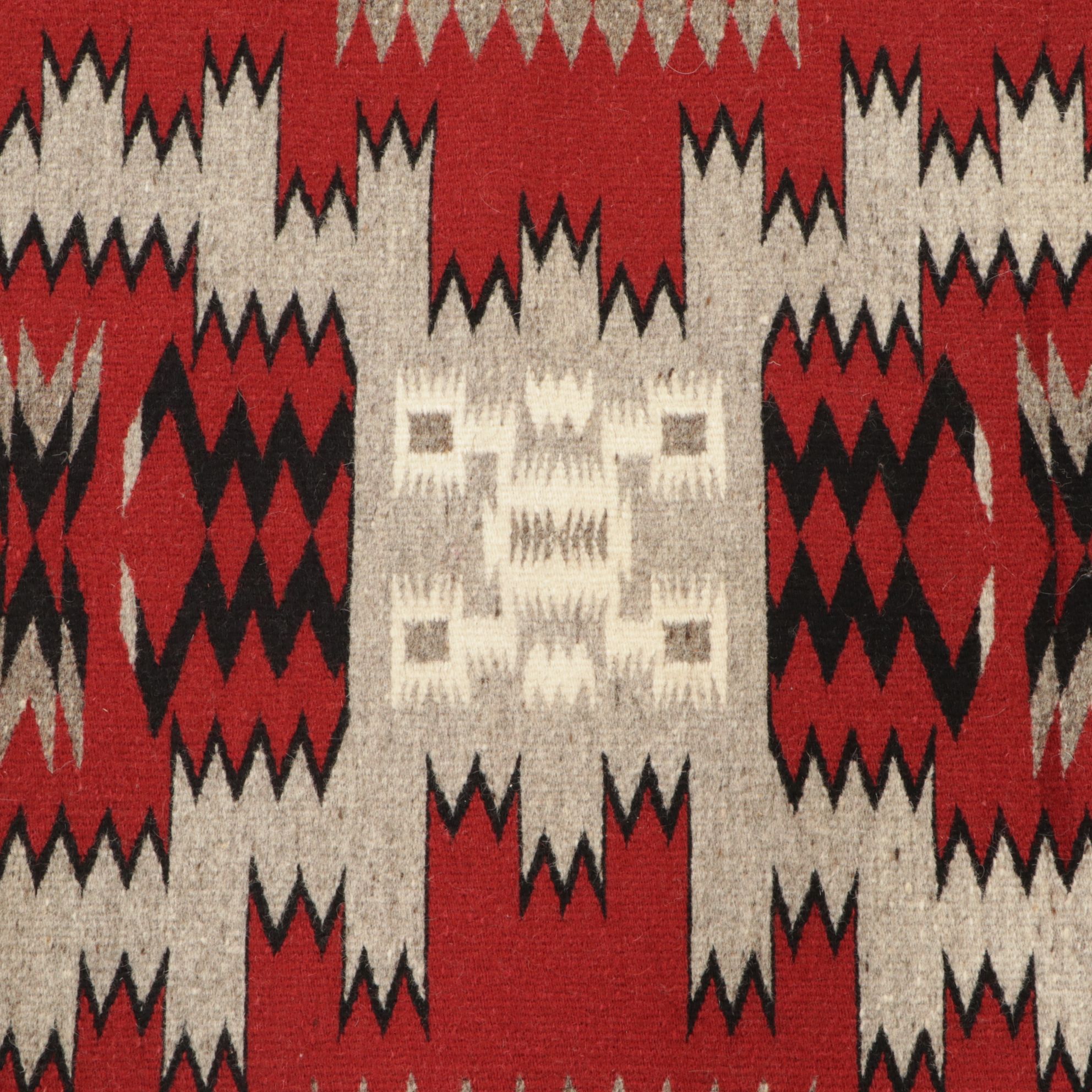 2'4 x 3'4 Handwoven Pauline Alston Navajo Storm Accent Rug