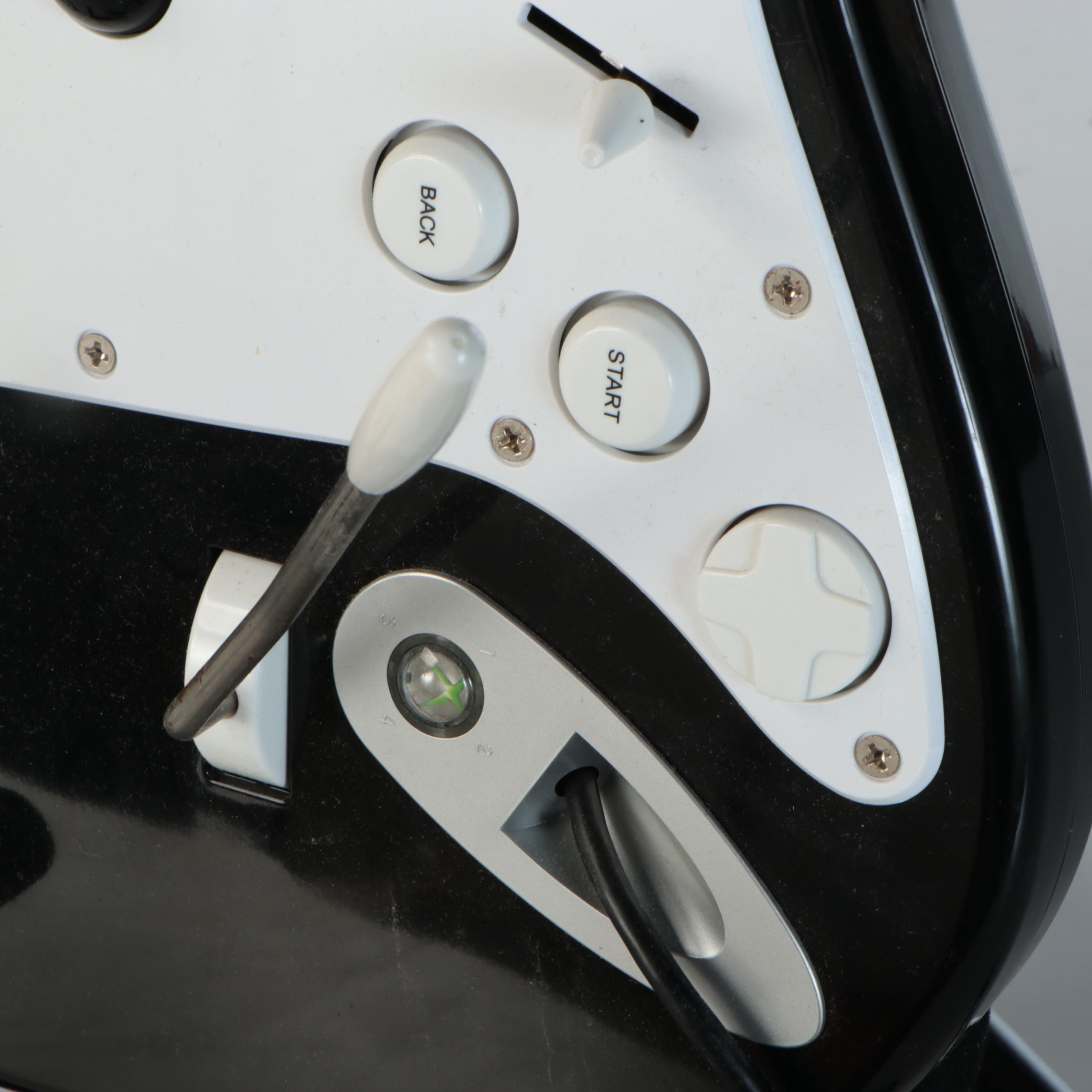 Xbox 360 Rock Band Video Game, Guitars, and Drum Kit