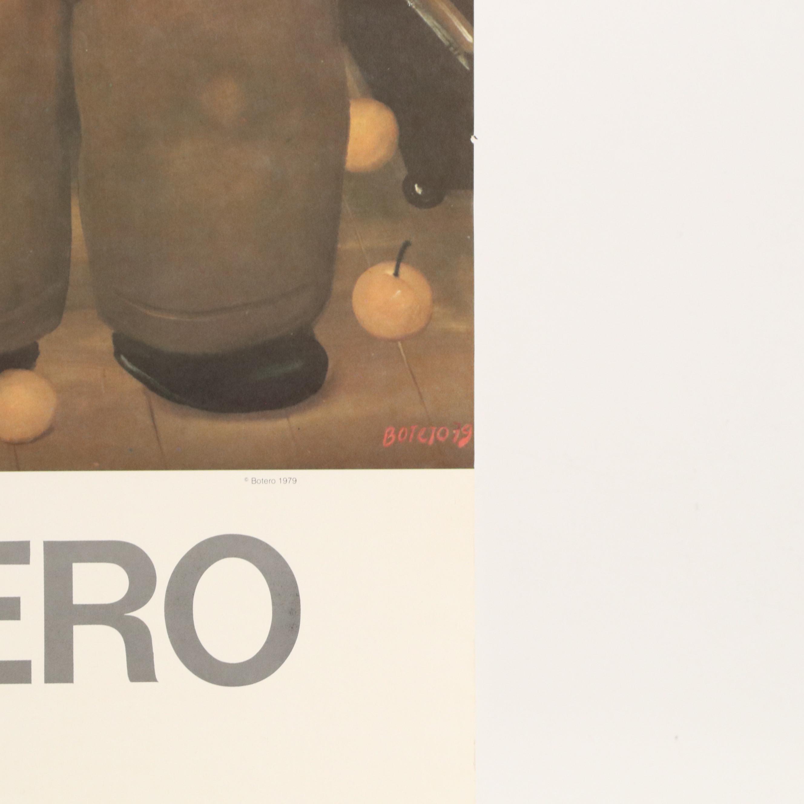 Exhibition Poster after Fernando Botero "Los Musicos," 1979
