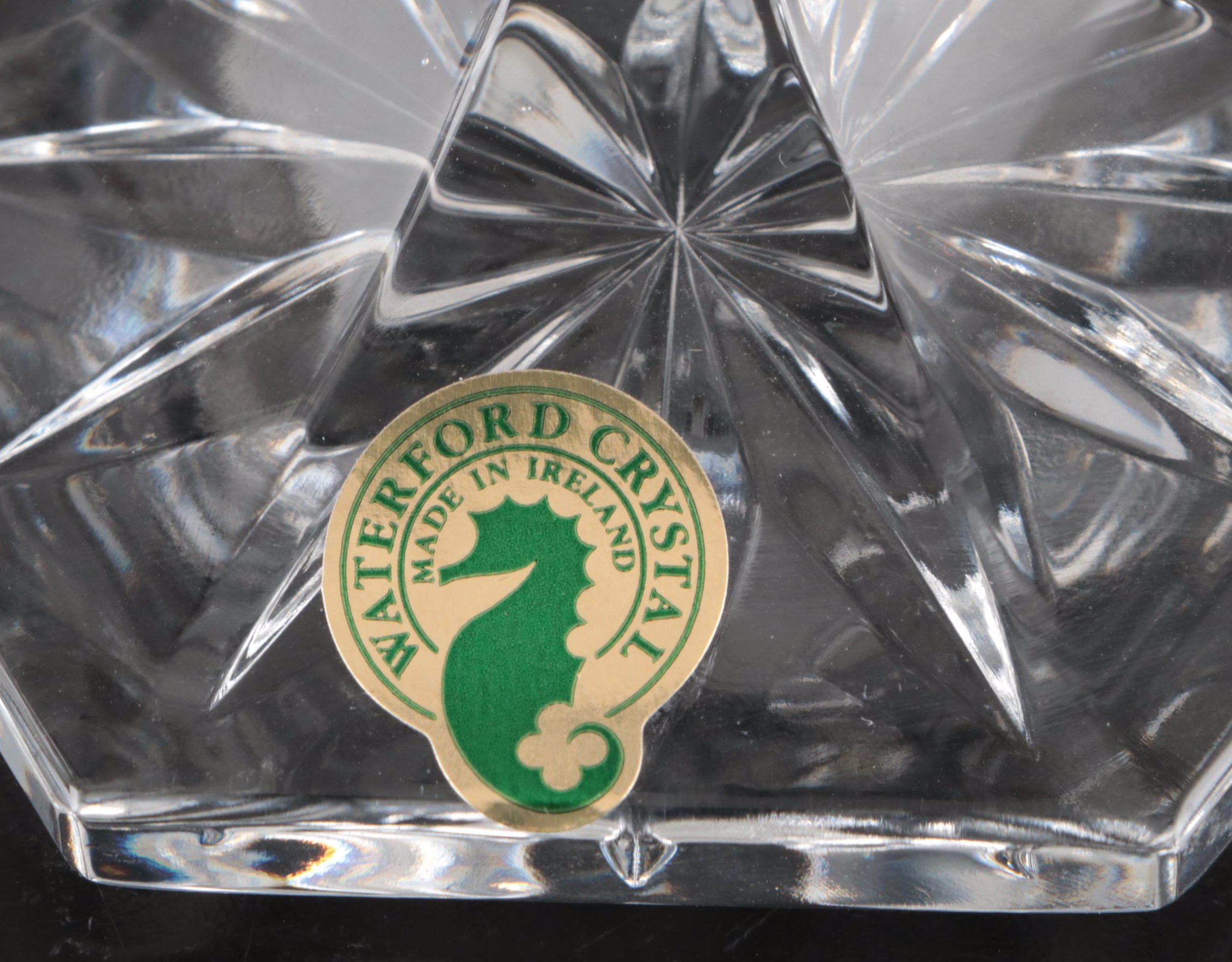 Pair of Waterford Crystal "Chatham" Candlesticks