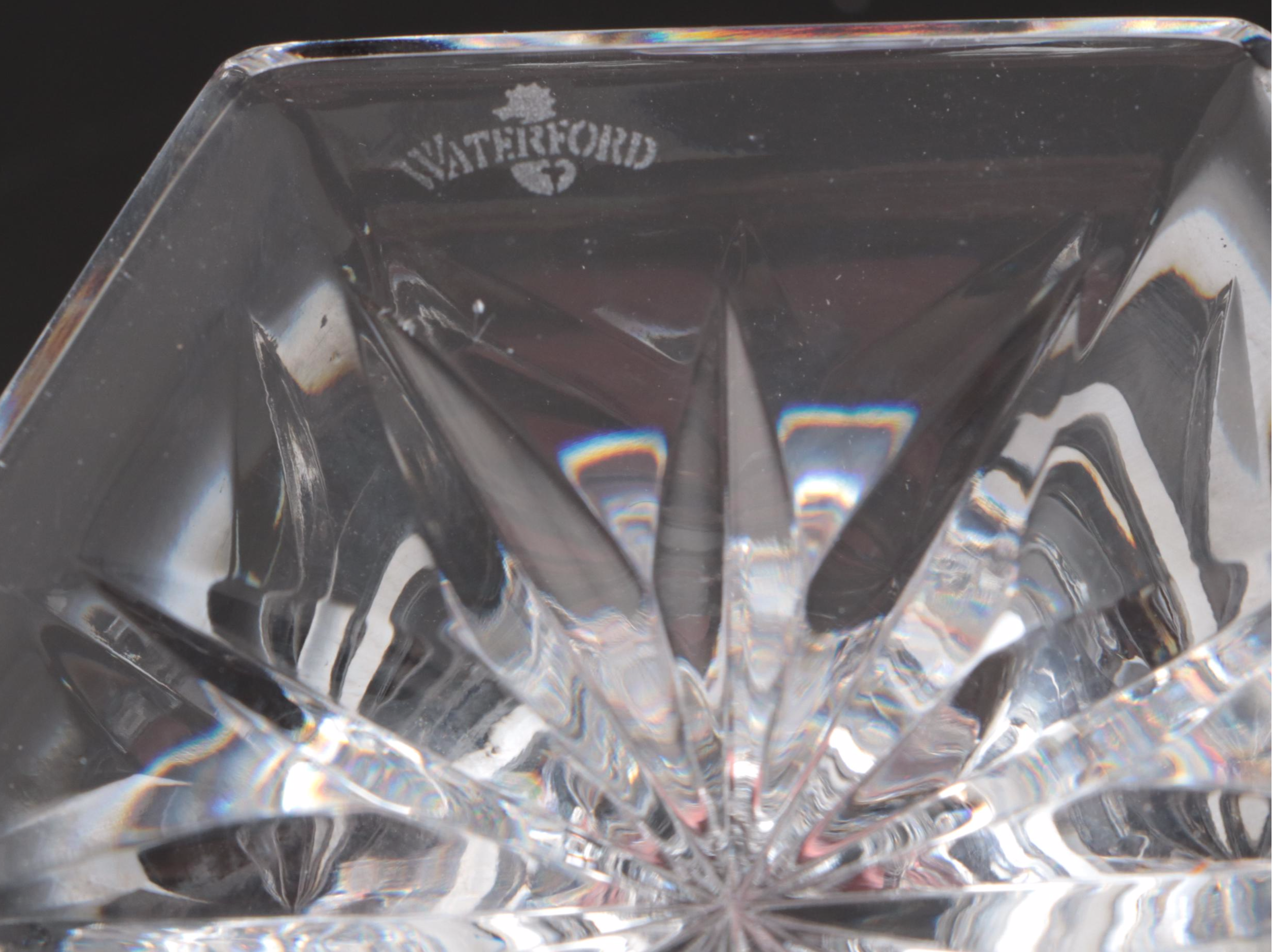 Pair of Waterford Crystal "Chatham" Candlesticks