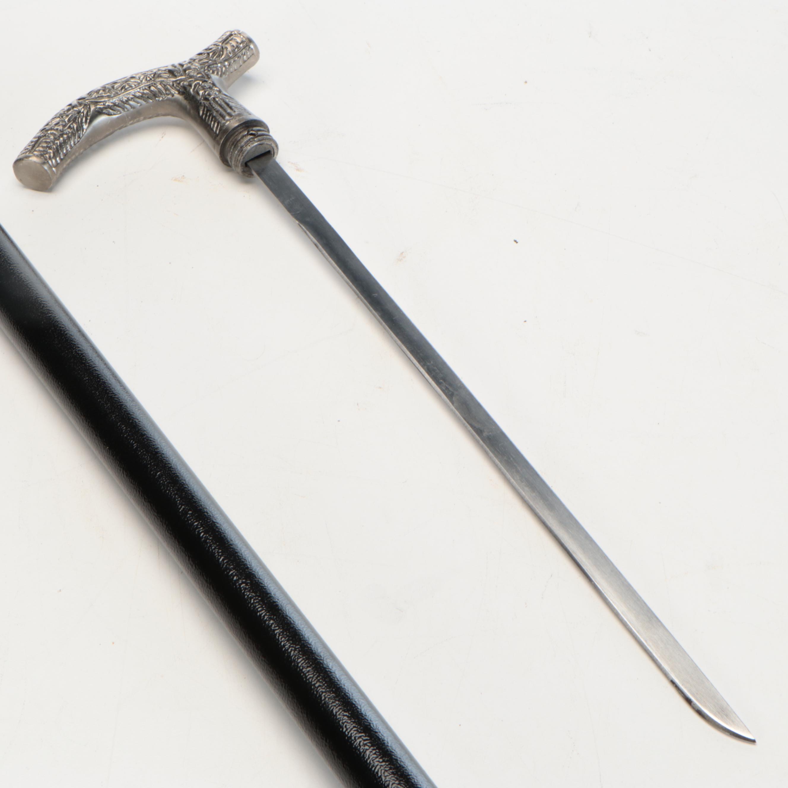 Derby Handled Sword Cane