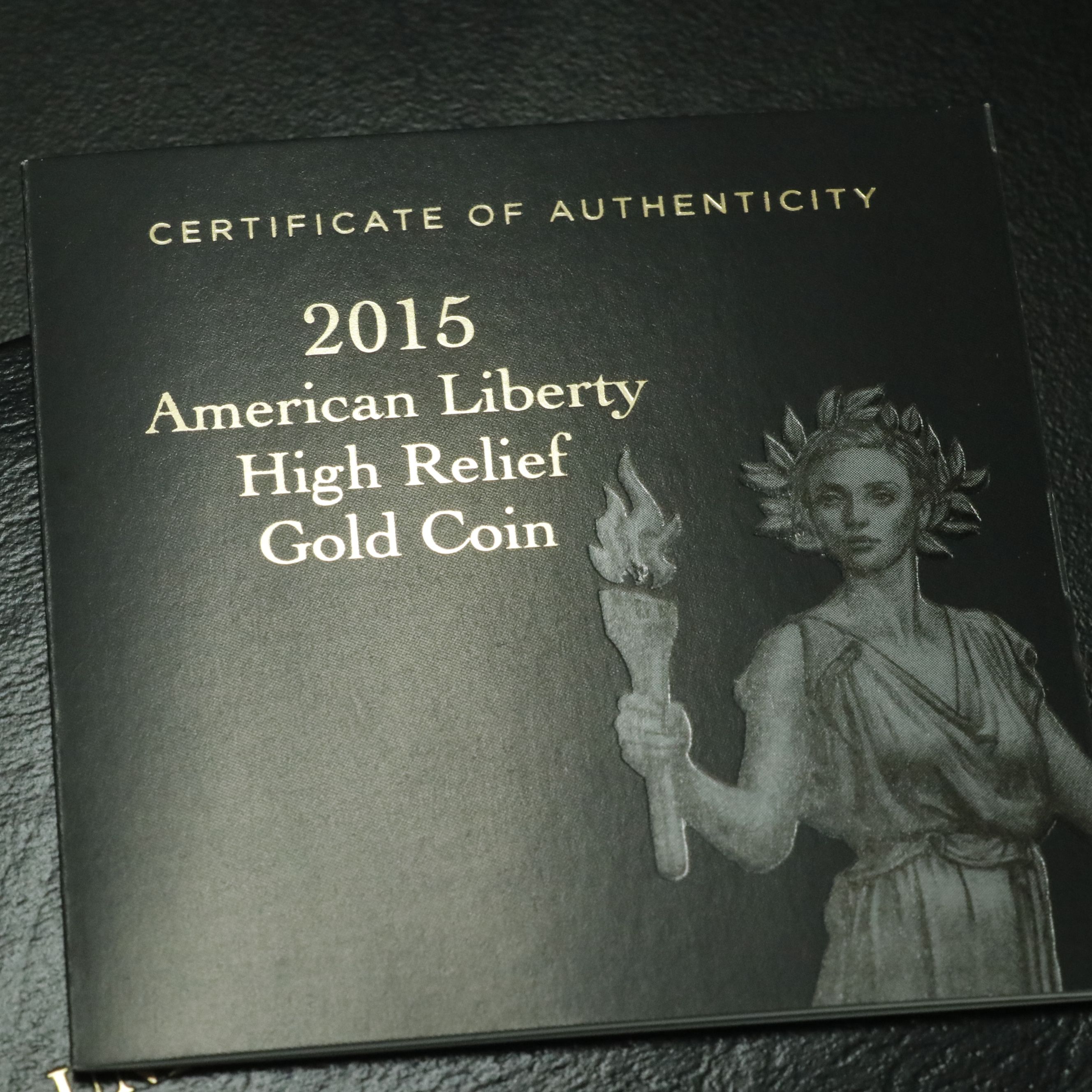 2015-W American Liberty High Relief $100 Gold Coin | EBTH