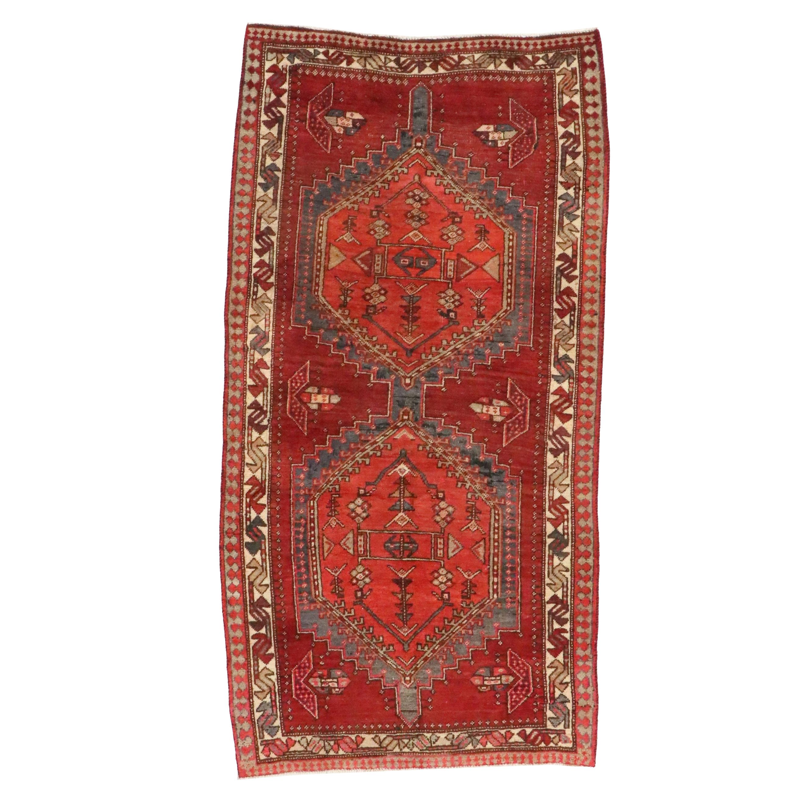 3'4 x 6'8 Hand-Knotted Persian Shiraz Accent Rug