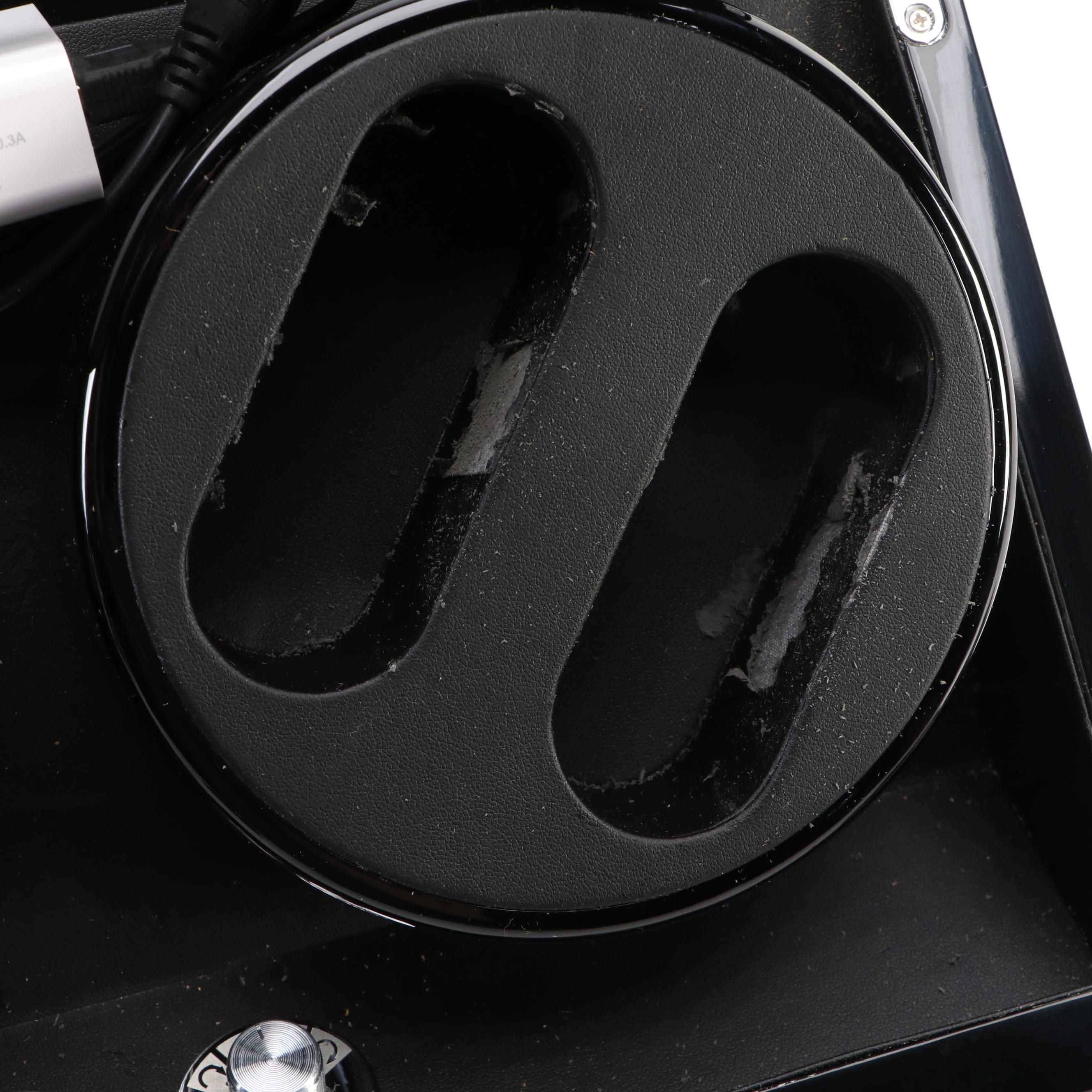 Rotations Black Gloss Four-Slot Watch Winder