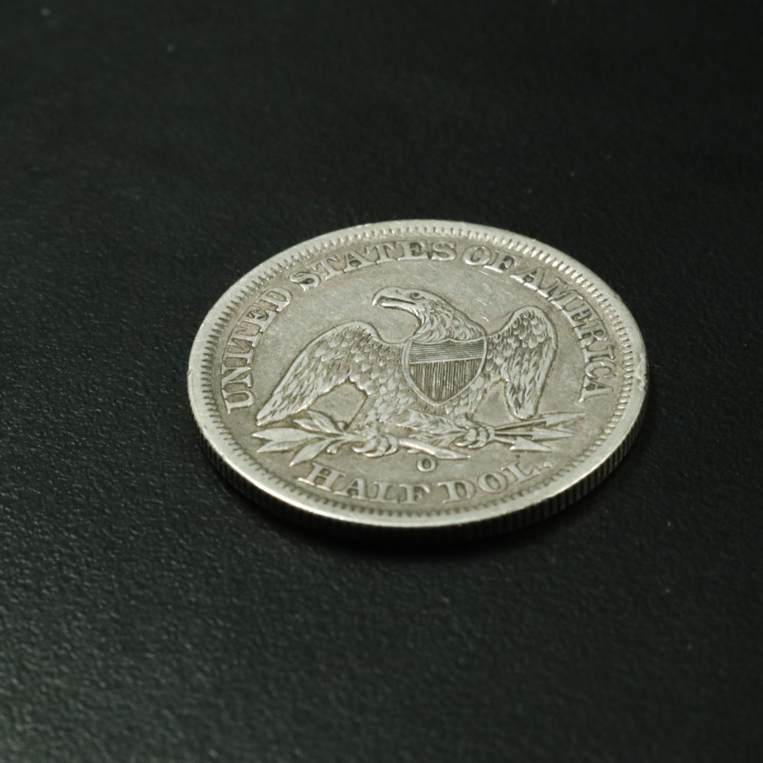 1854-O Seated Liberty Silver Half Dollar