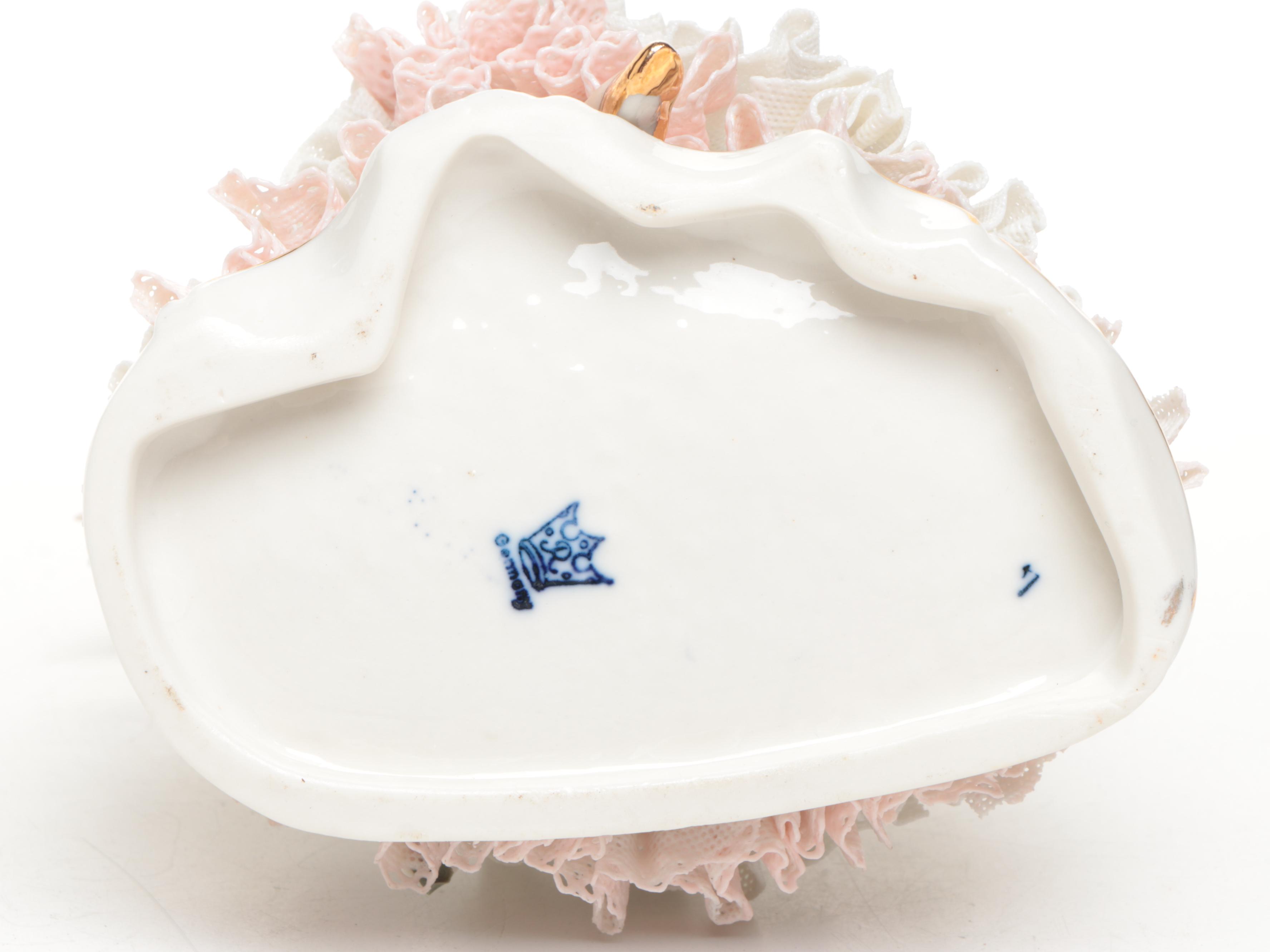 Dresden Porcelain Lace Ballerina Figures