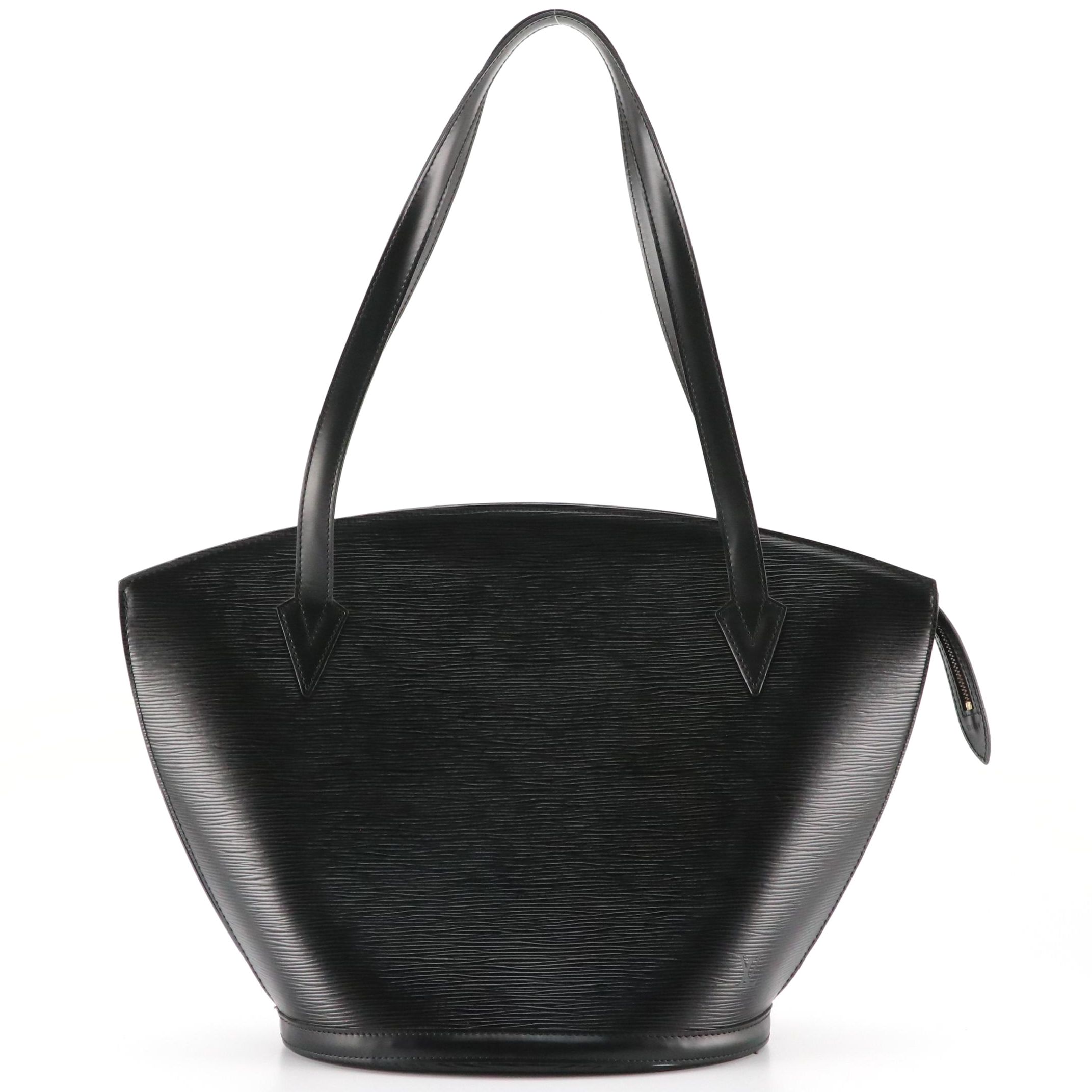 Louis Vuitton Saint Jacques GM Shoulder Bag in Black Epi Leather