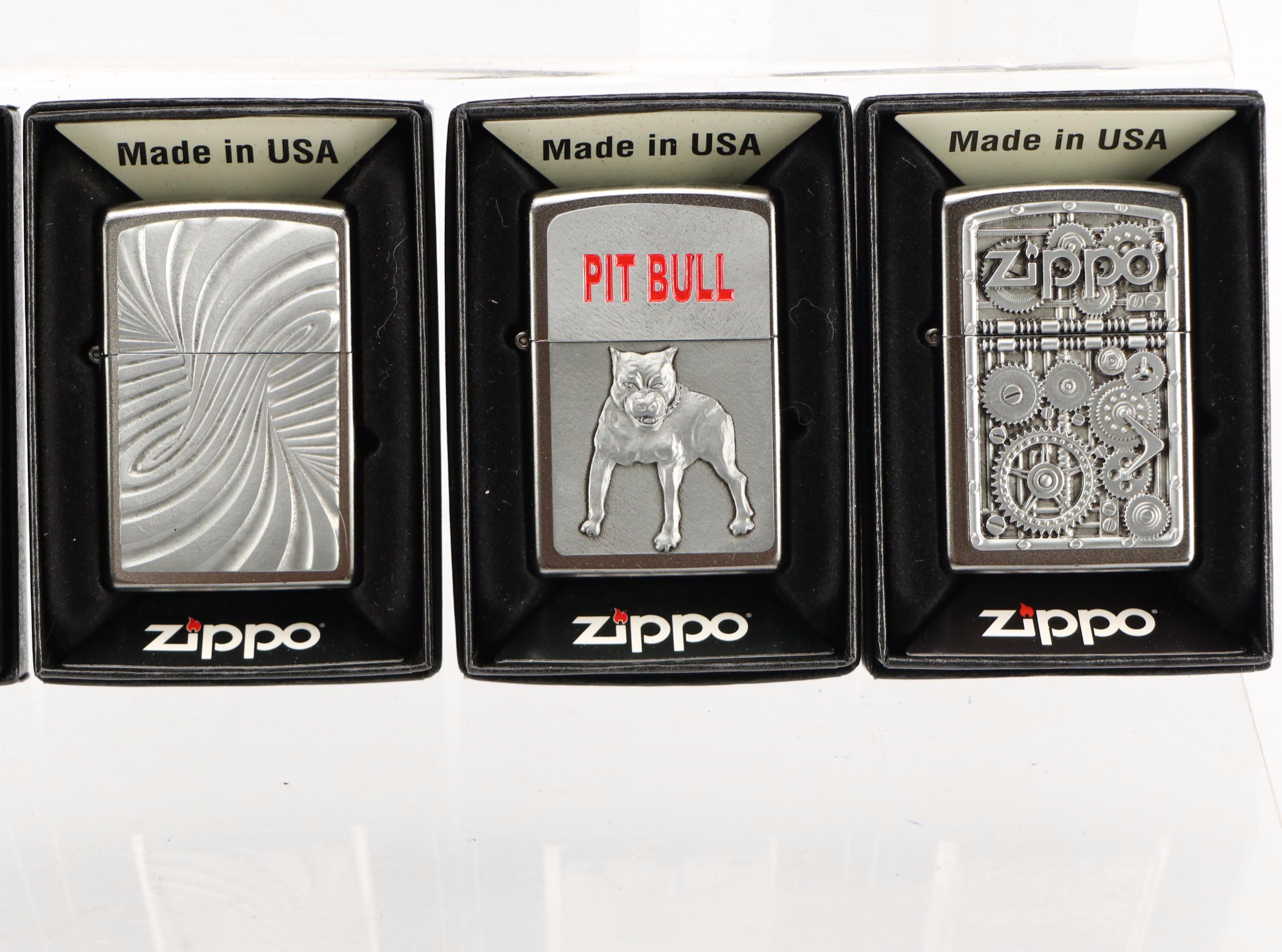 Zippo "A Series in Time" Double-Set and Other Novelty Zippo Lighters