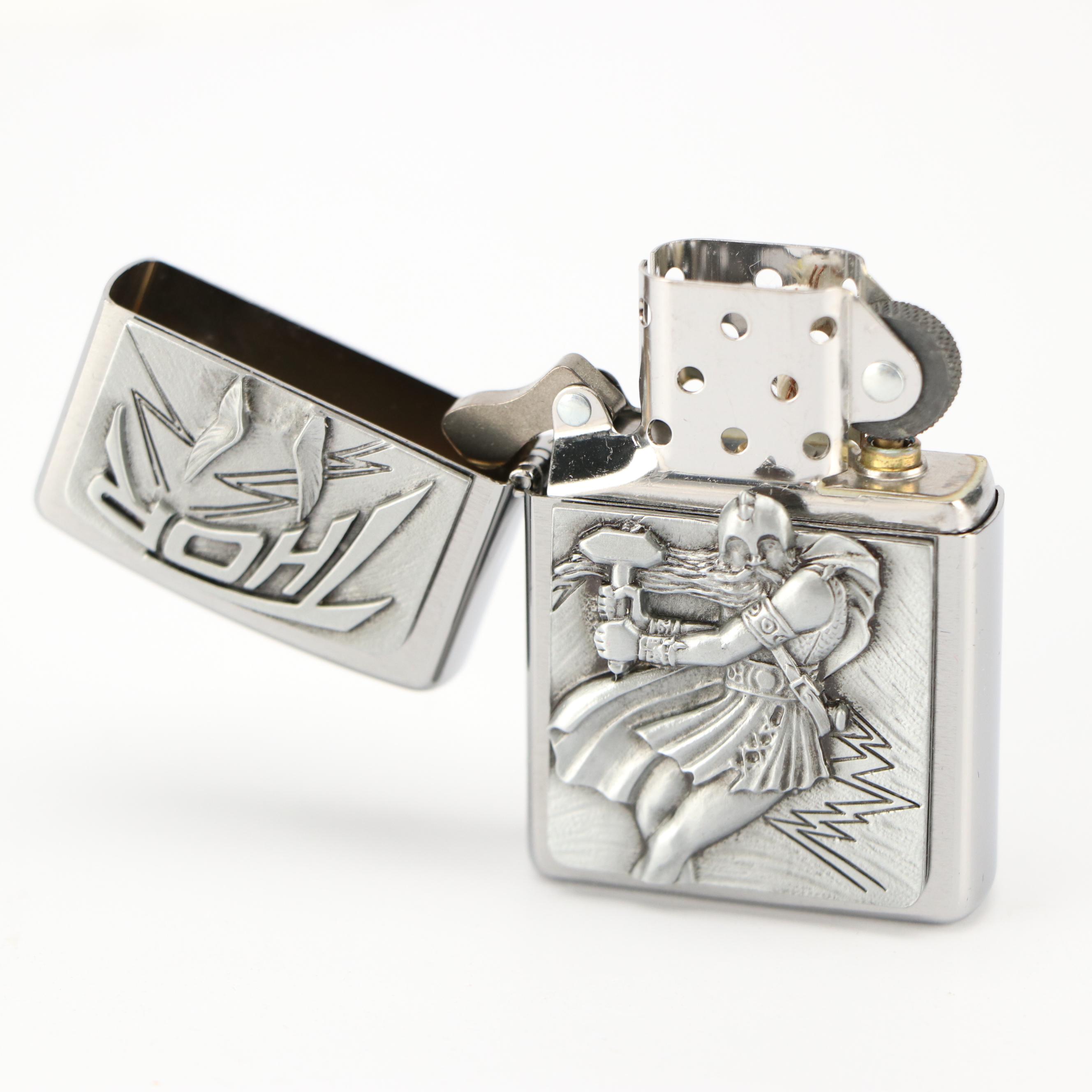 Zippo "A Series in Time" Double-Set and Other Novelty Zippo Lighters