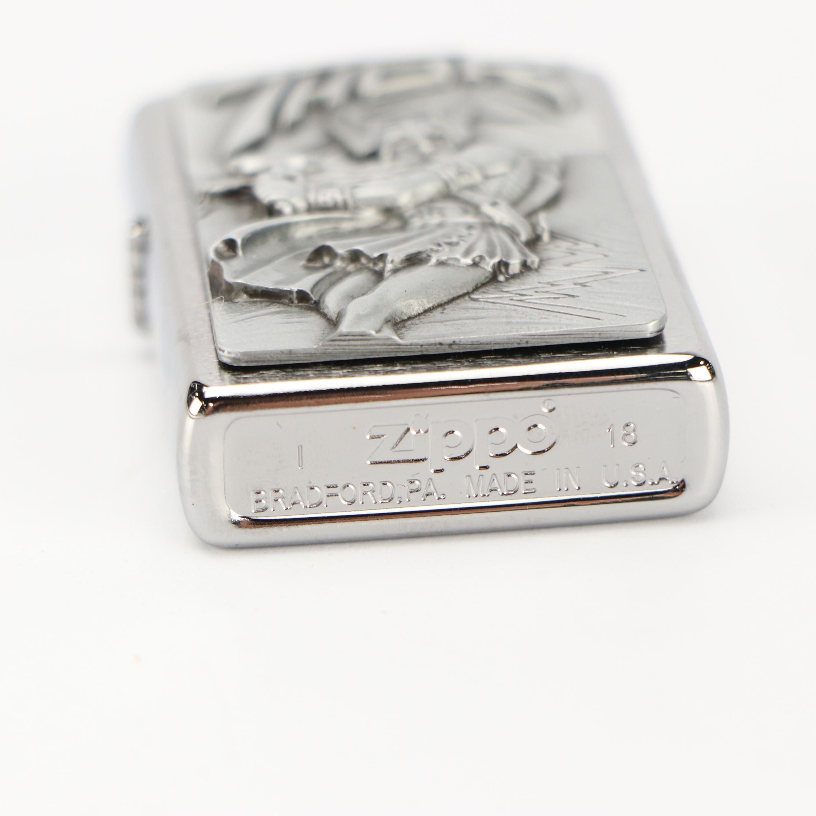 Zippo "A Series in Time" Double-Set and Other Novelty Zippo Lighters