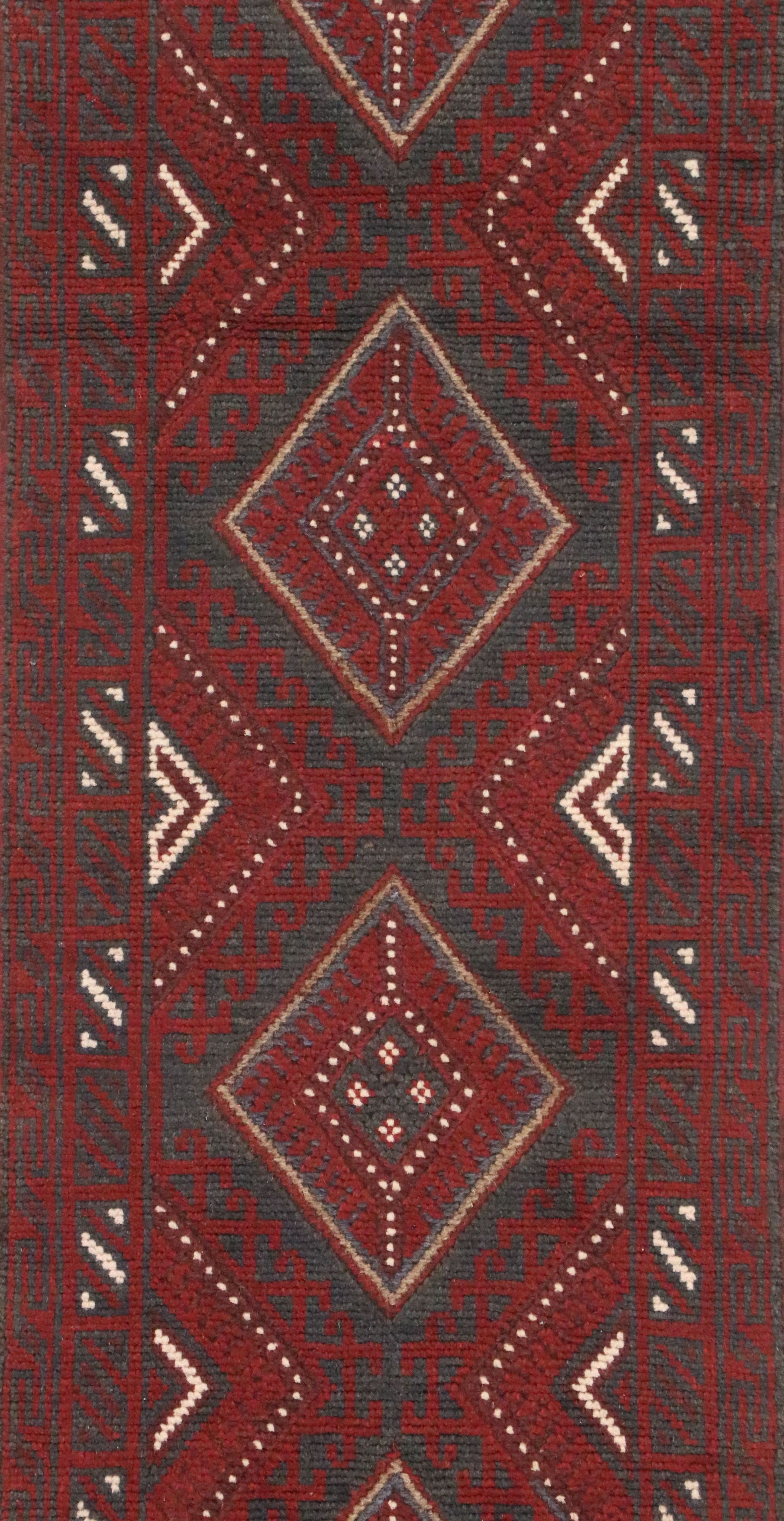 2' x 8'3 Handwoven Afghan Mashwani Carpet Runner