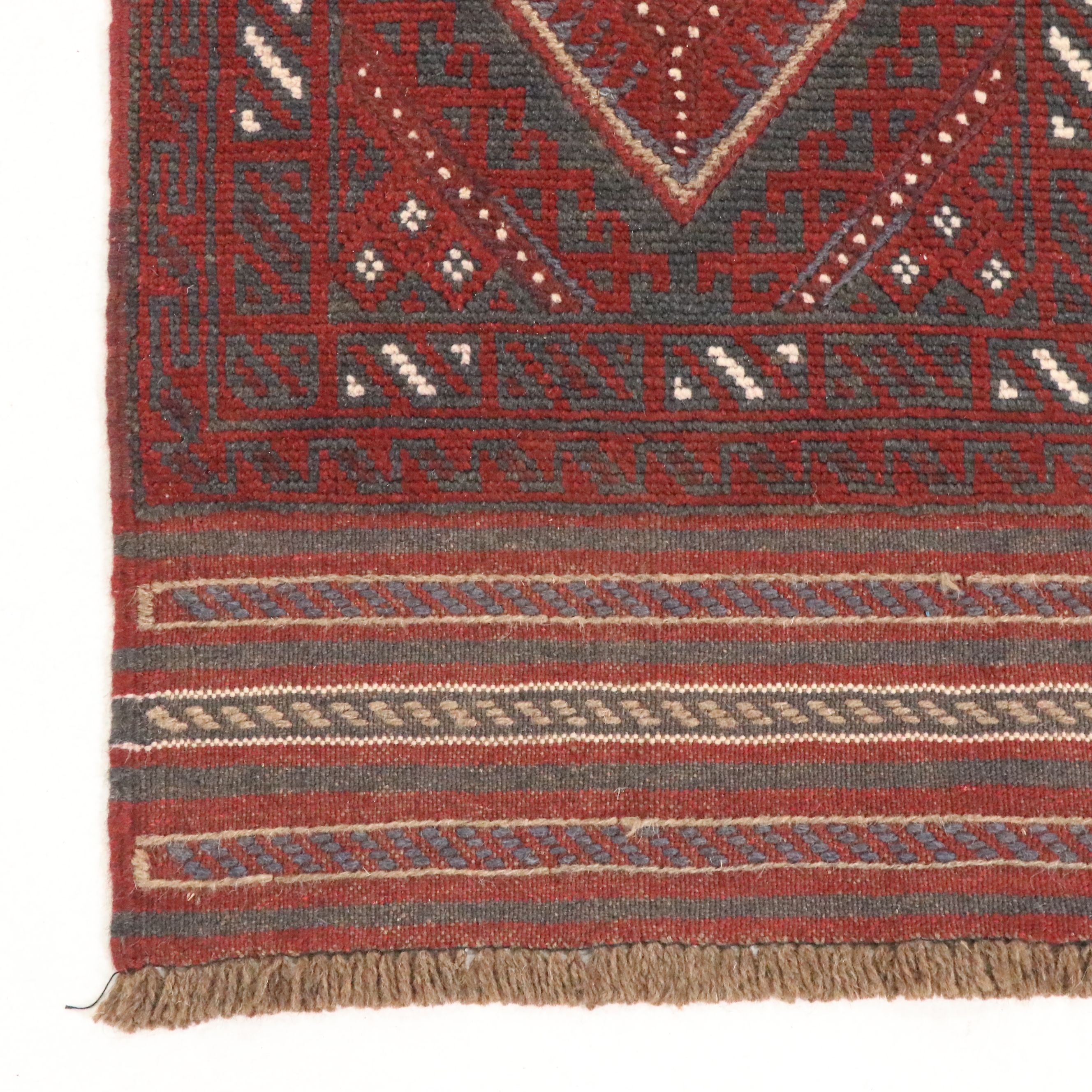 2' x 8'3 Handwoven Afghan Mashwani Carpet Runner