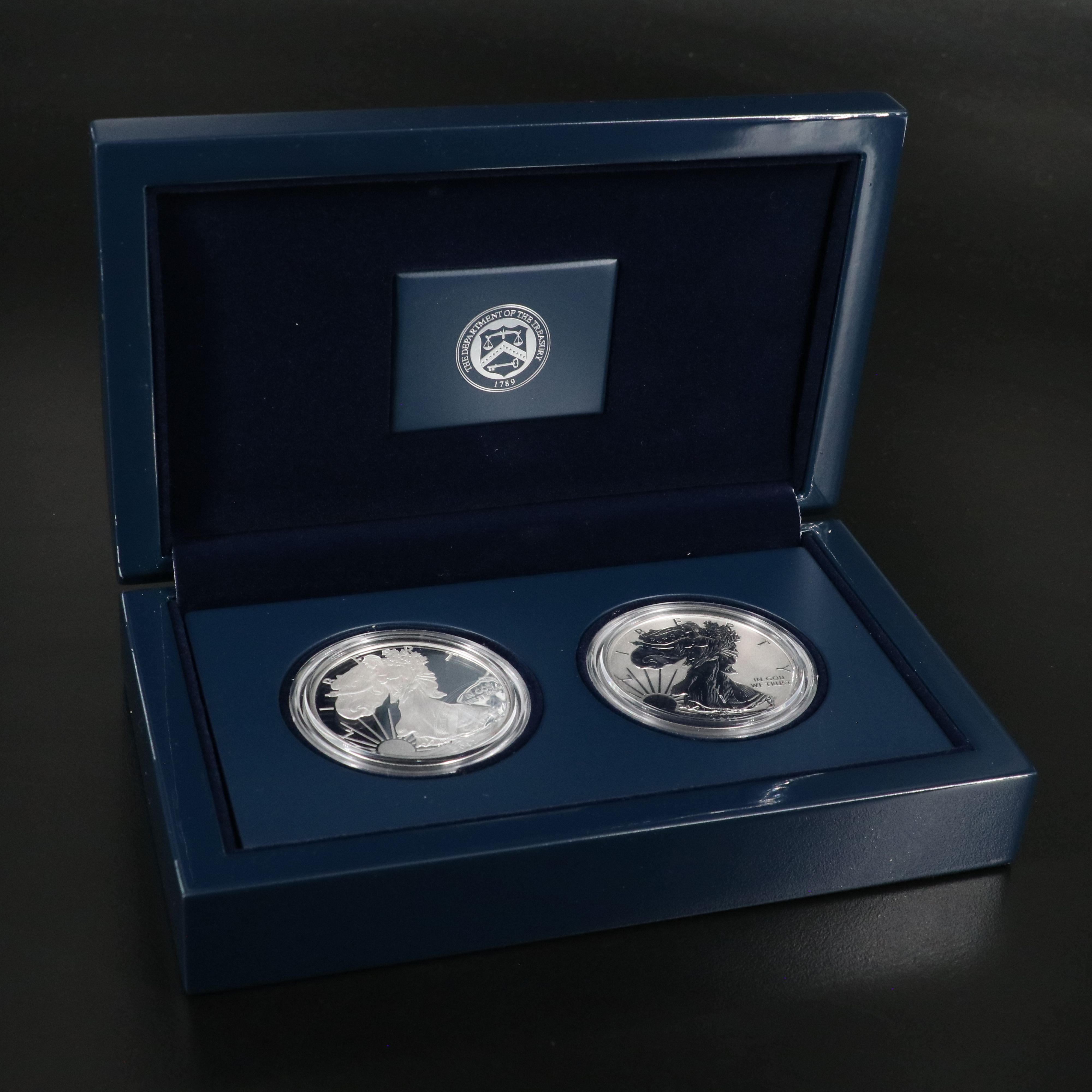 2012 American Silver Eagle San Francisco 2 Coin Proof Set