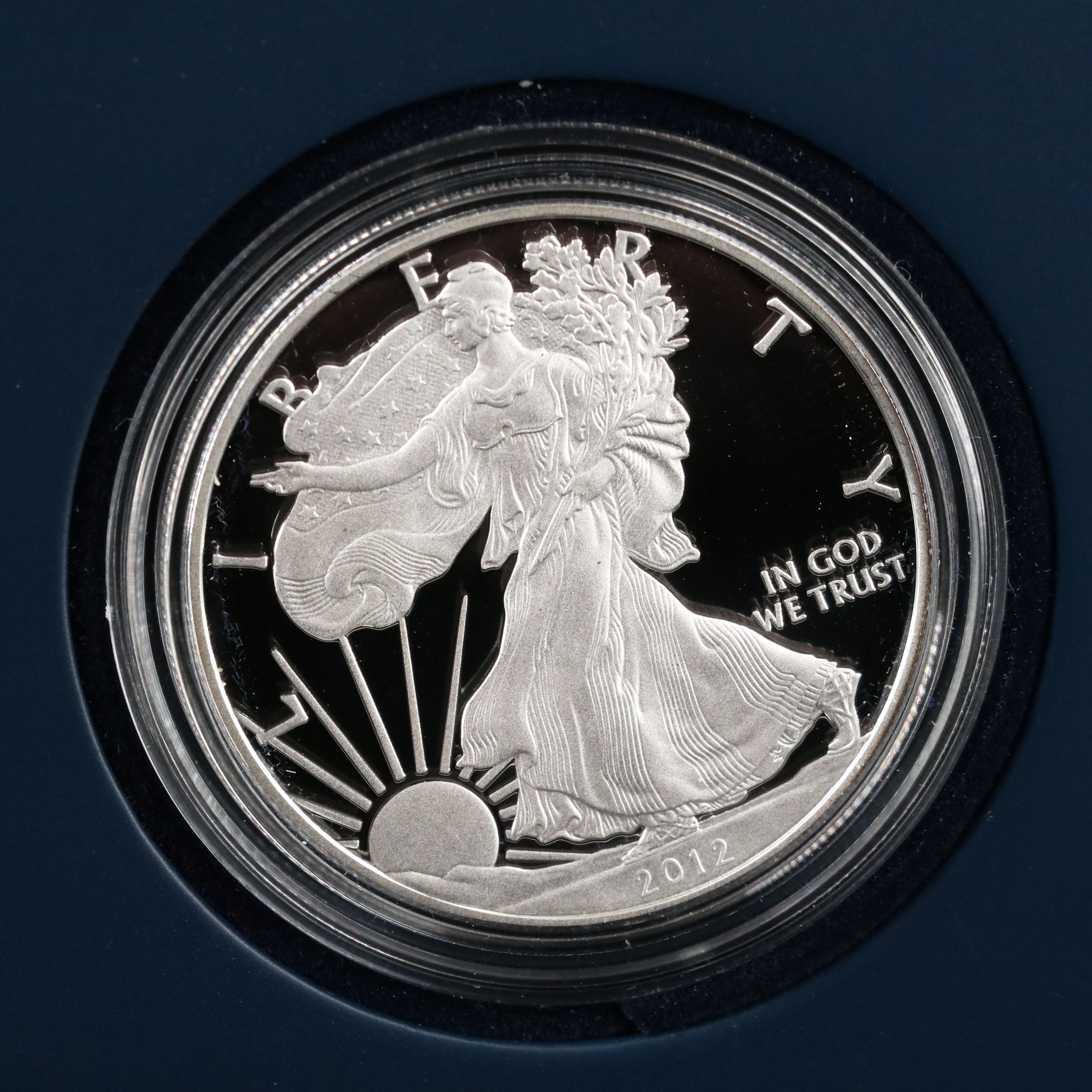 2012 American Silver Eagle San Francisco 2 Coin Proof Set