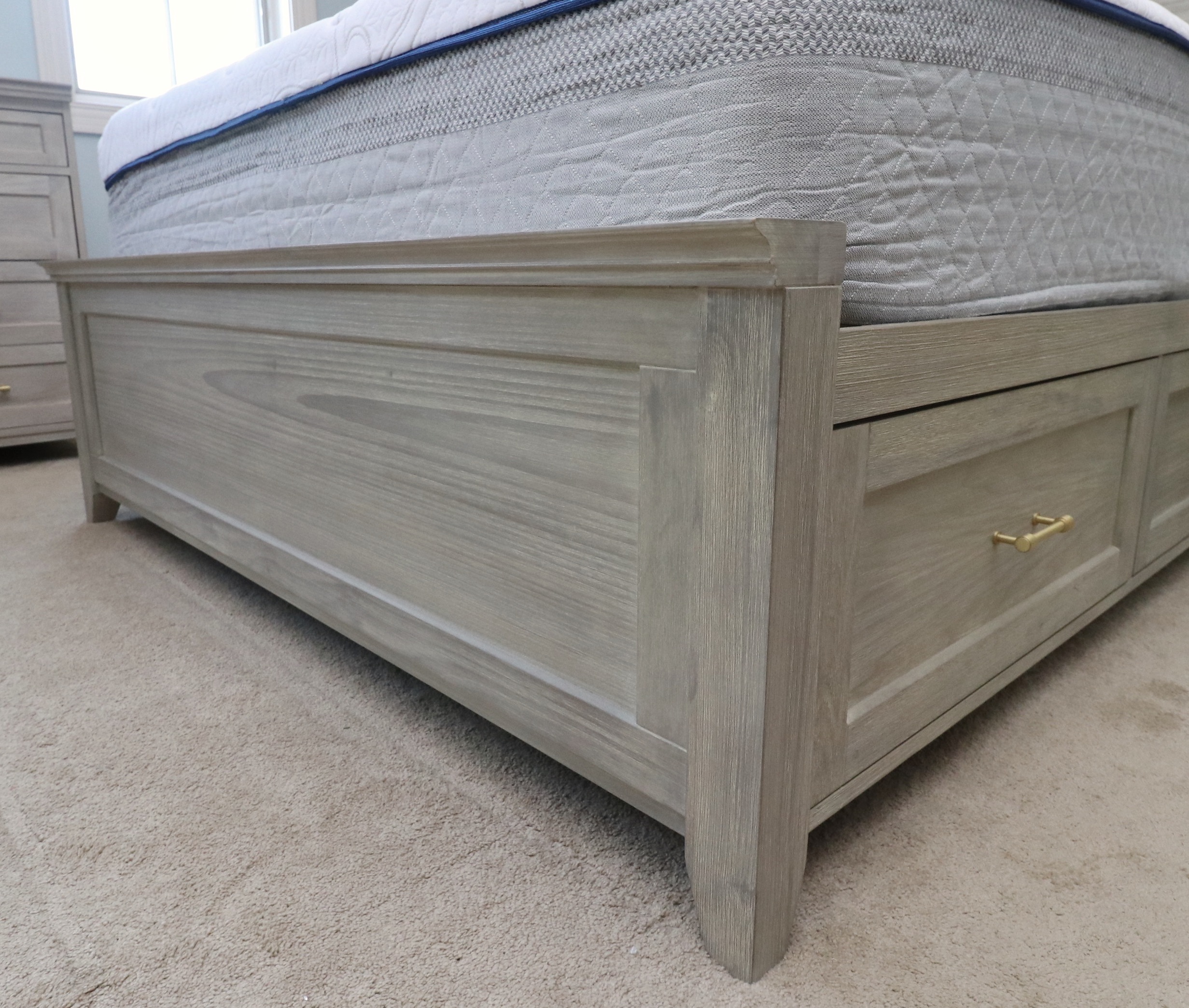 Pottery Barn Teen "Hampton" Storage Queen Bed and Nightstands