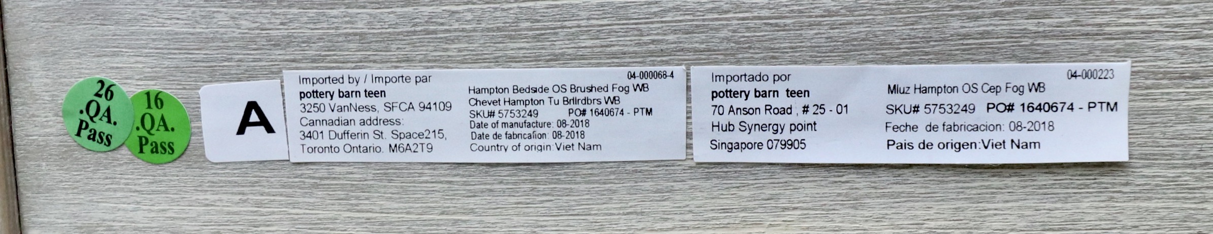 Pottery Barn Teen "Hampton" Storage Queen Bed and Nightstands