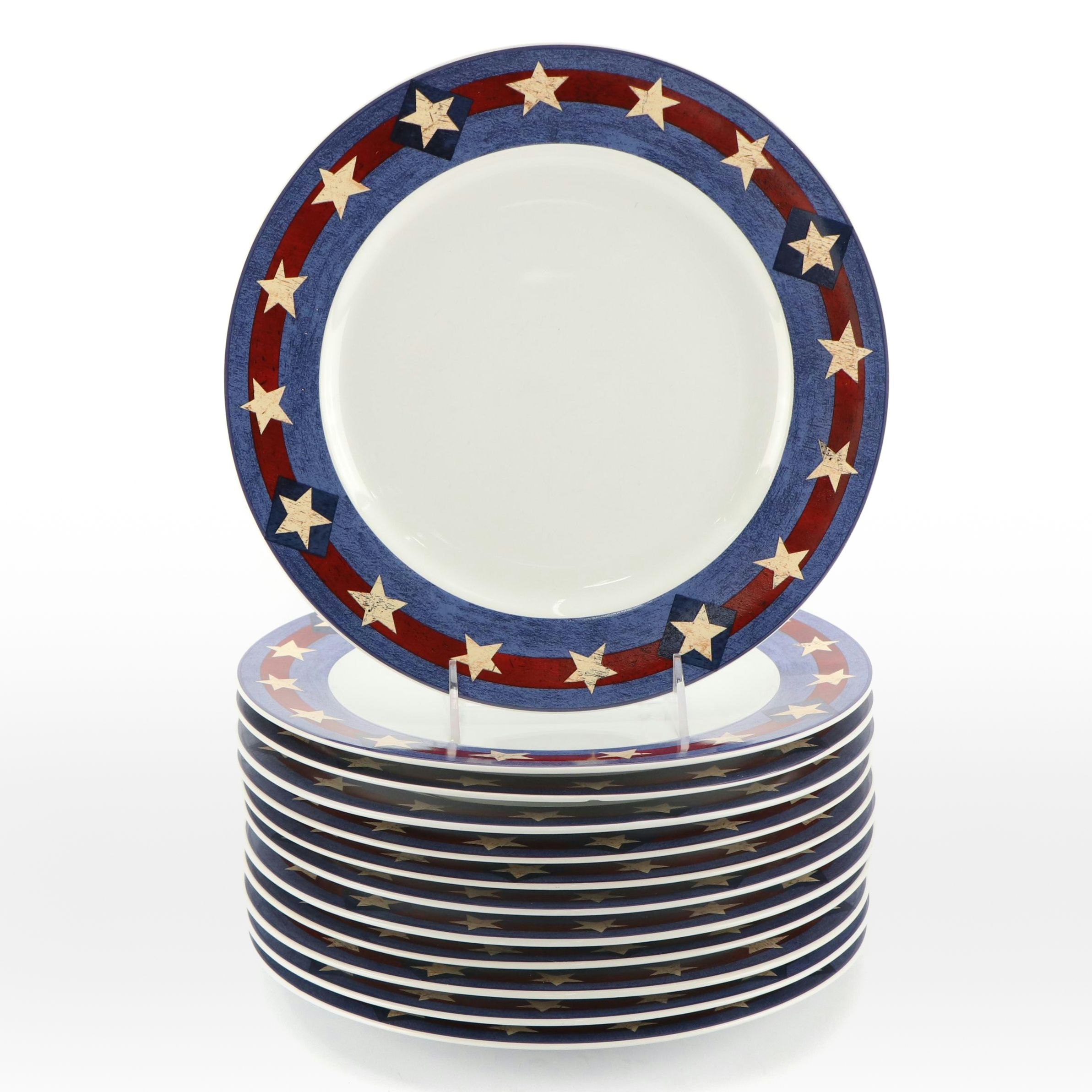 Sakura for Brandon House "Spirit of the Flag" Dinner Plates