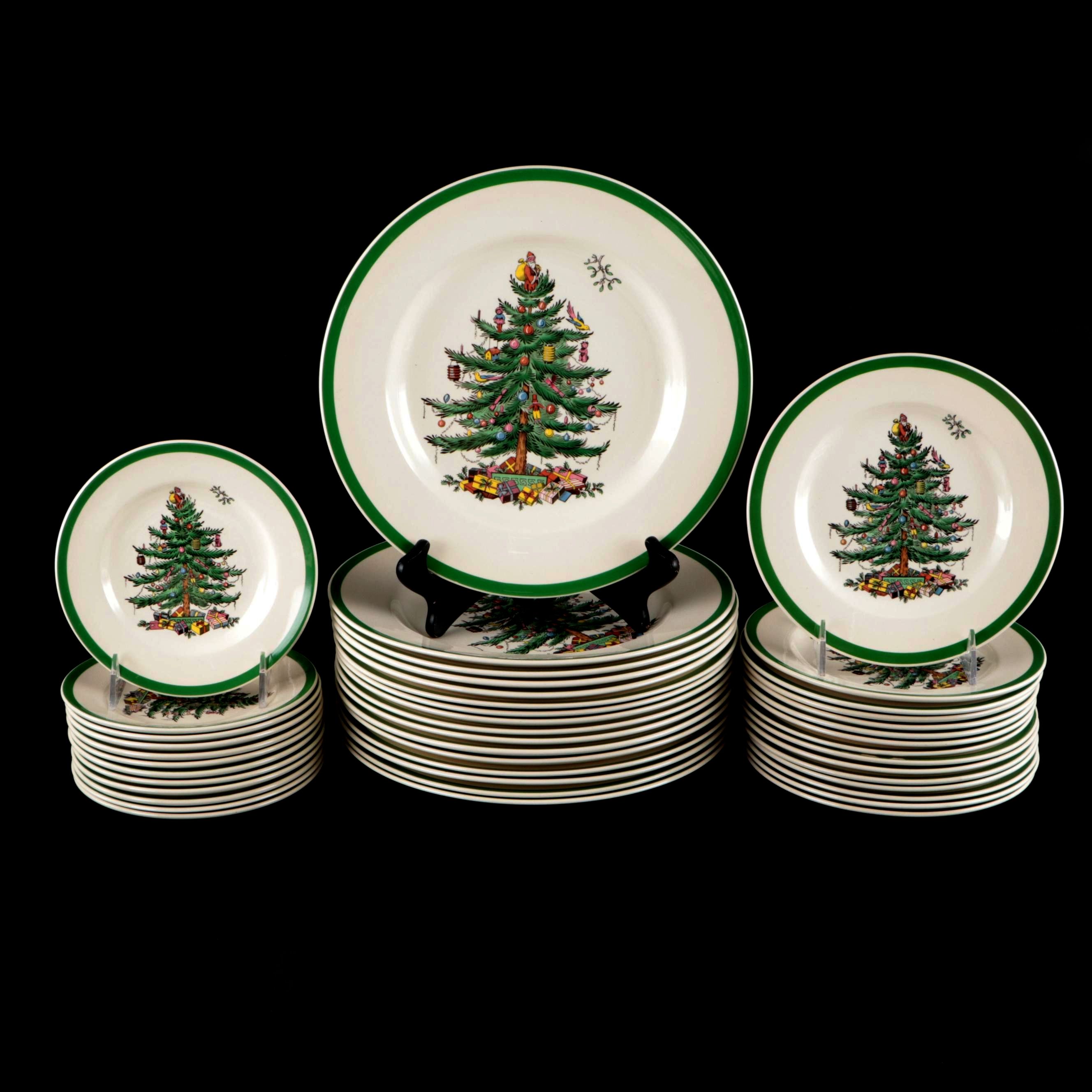 Spode "Christmas Tree" Ceramic Dinnerware and Table Accessories