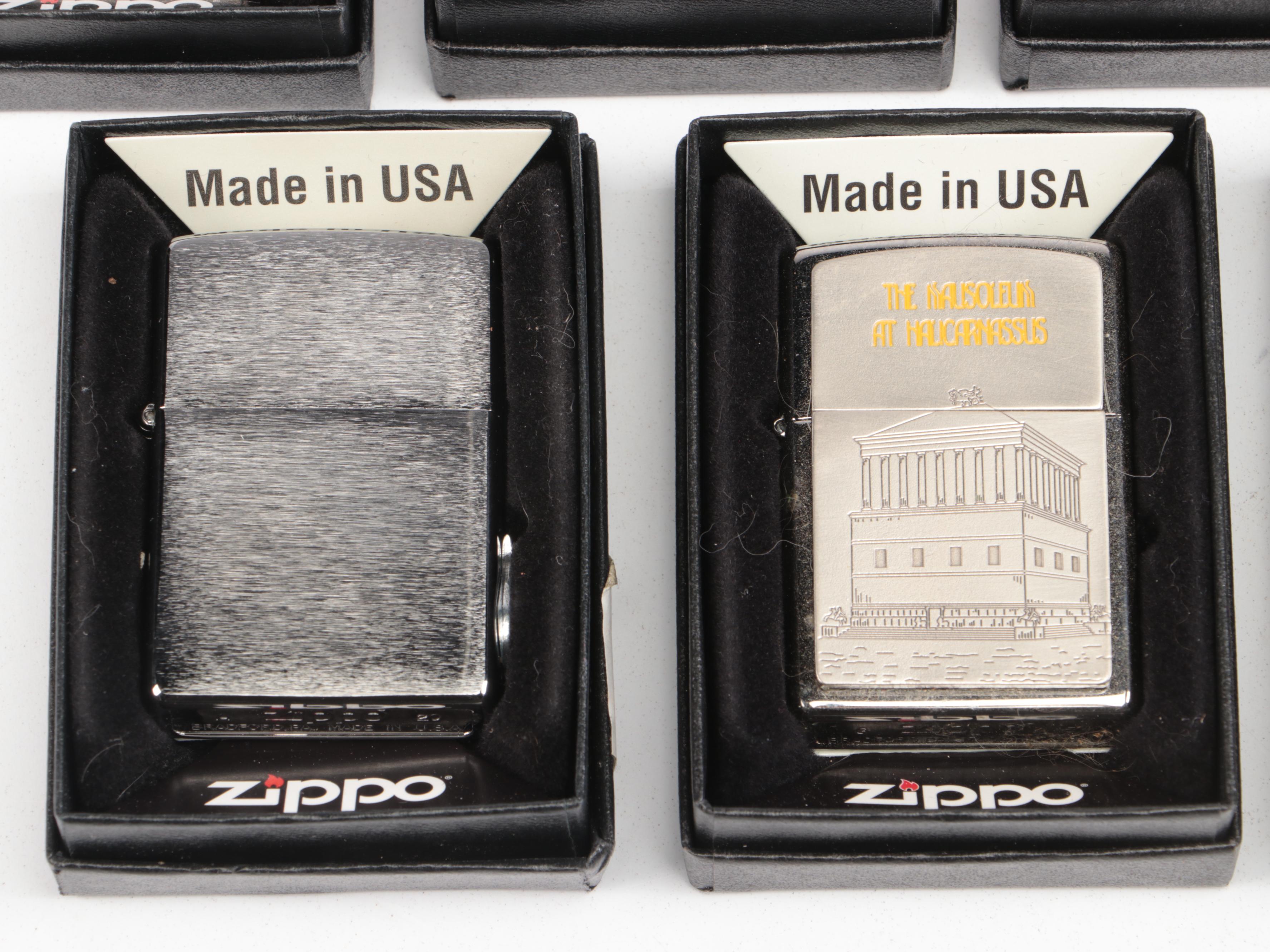 Zippo Little Flame, Gear Wheels, Elephant Head More Windproof Lighters