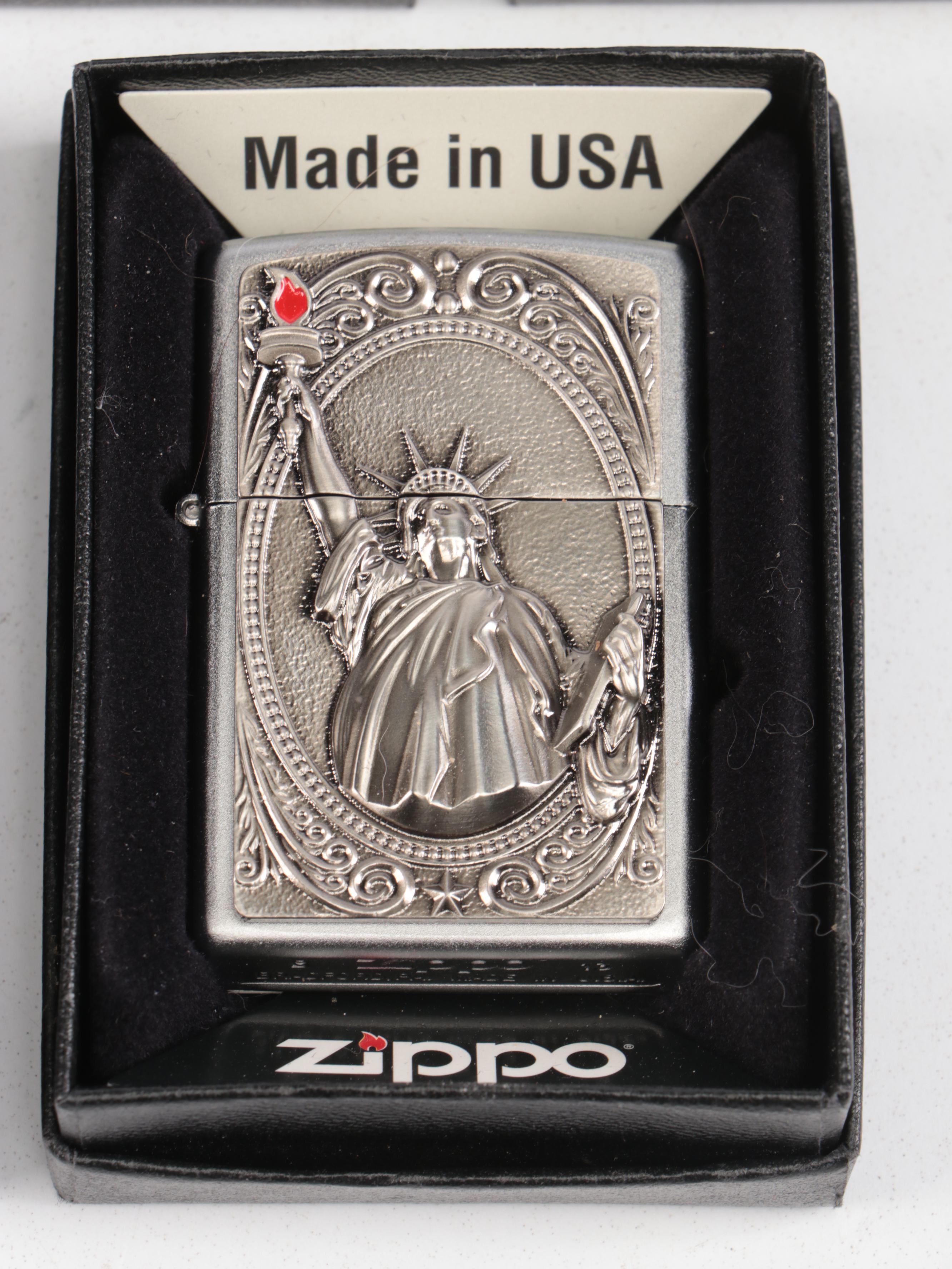 Zippo Little Flame, Gear Wheels, Elephant Head More Windproof Lighters