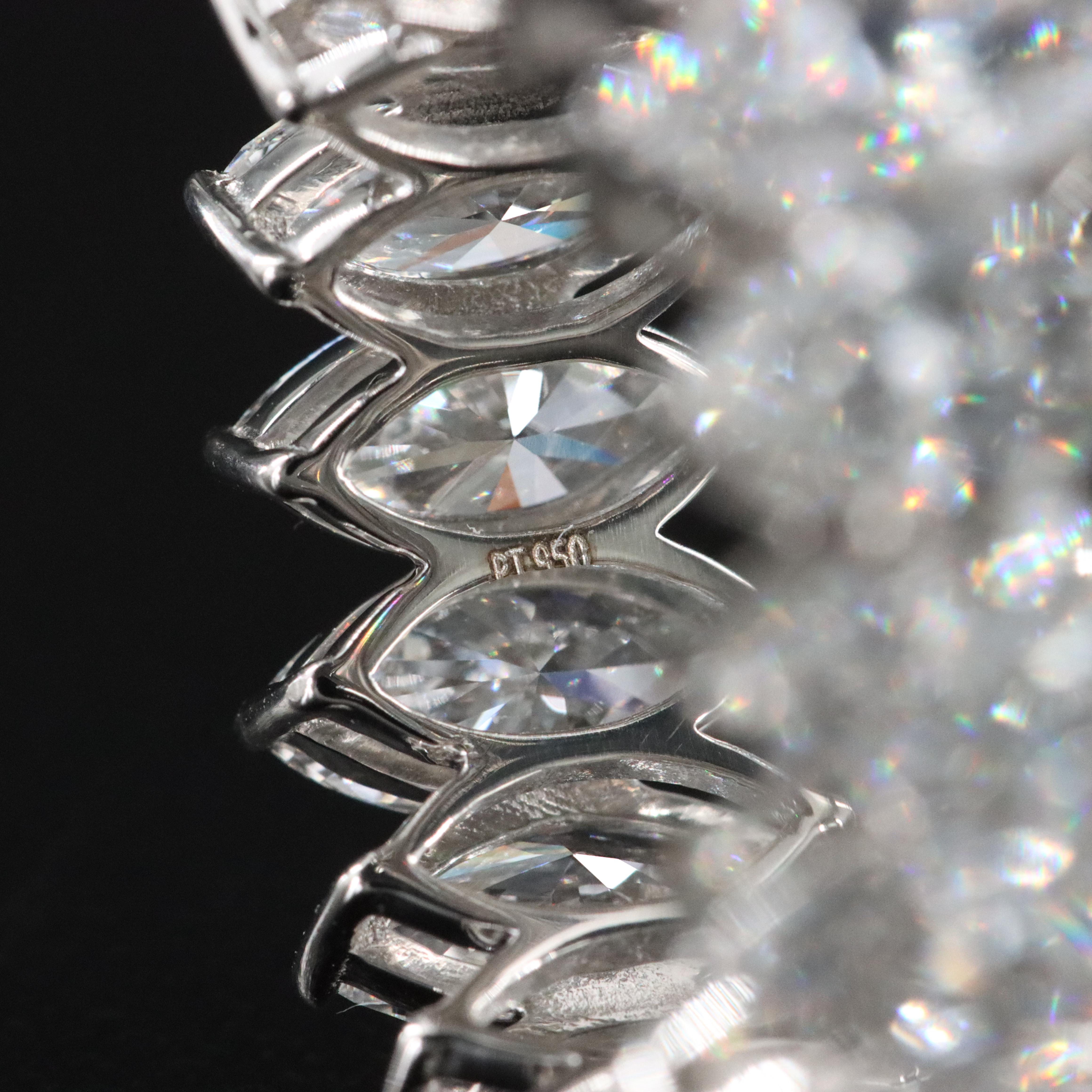 Platinum 7.42 CTW Lab Grown Diamond Eternity Band