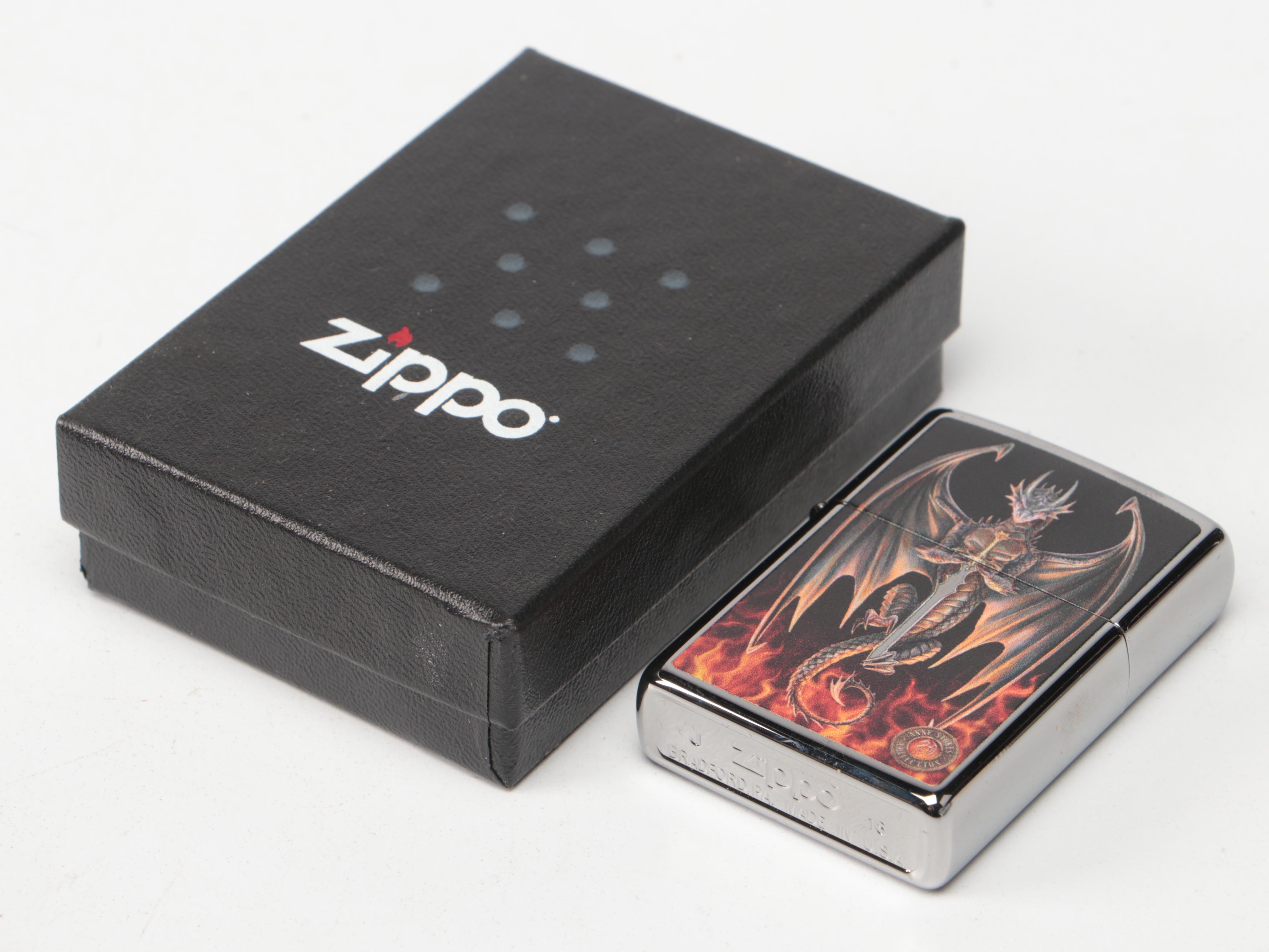 Zippo Gothic Cross, Door Knocker, Gear Wheels and More Windproof Lighters