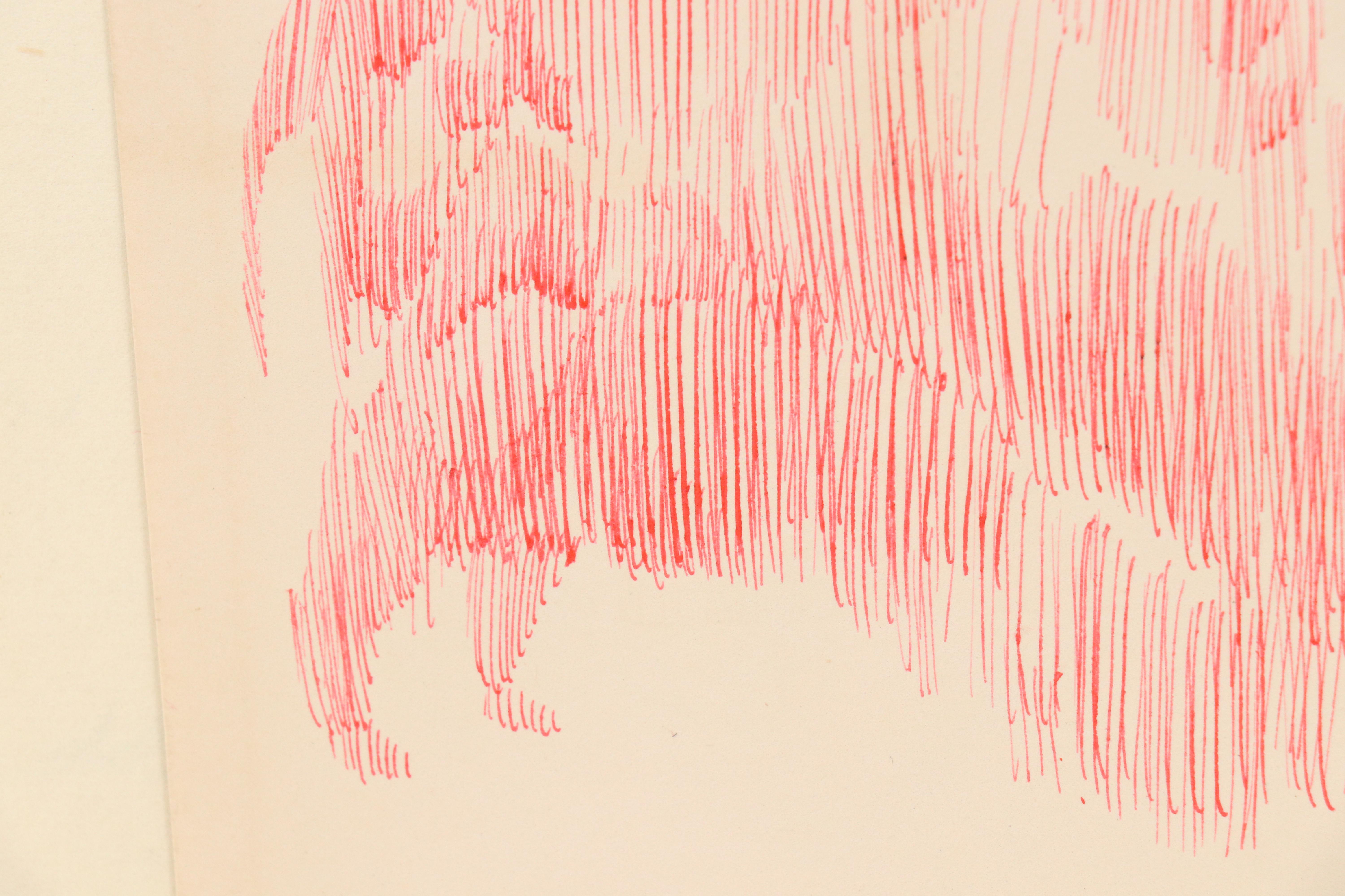 Leonard Maurer Figurative Drawings, 1940s–50s