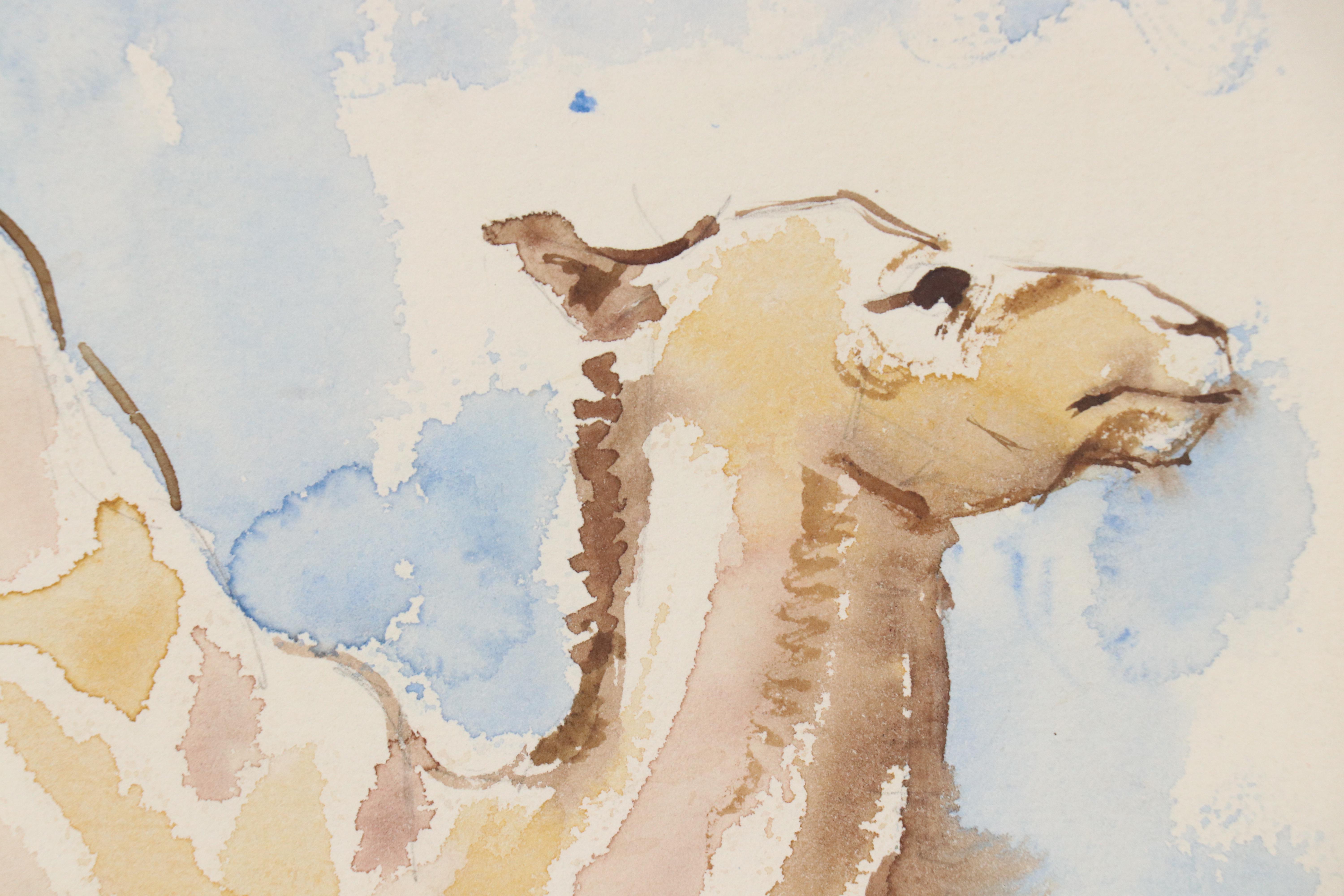 Leonard Maurer Figurative Drawings, 1940s–50s