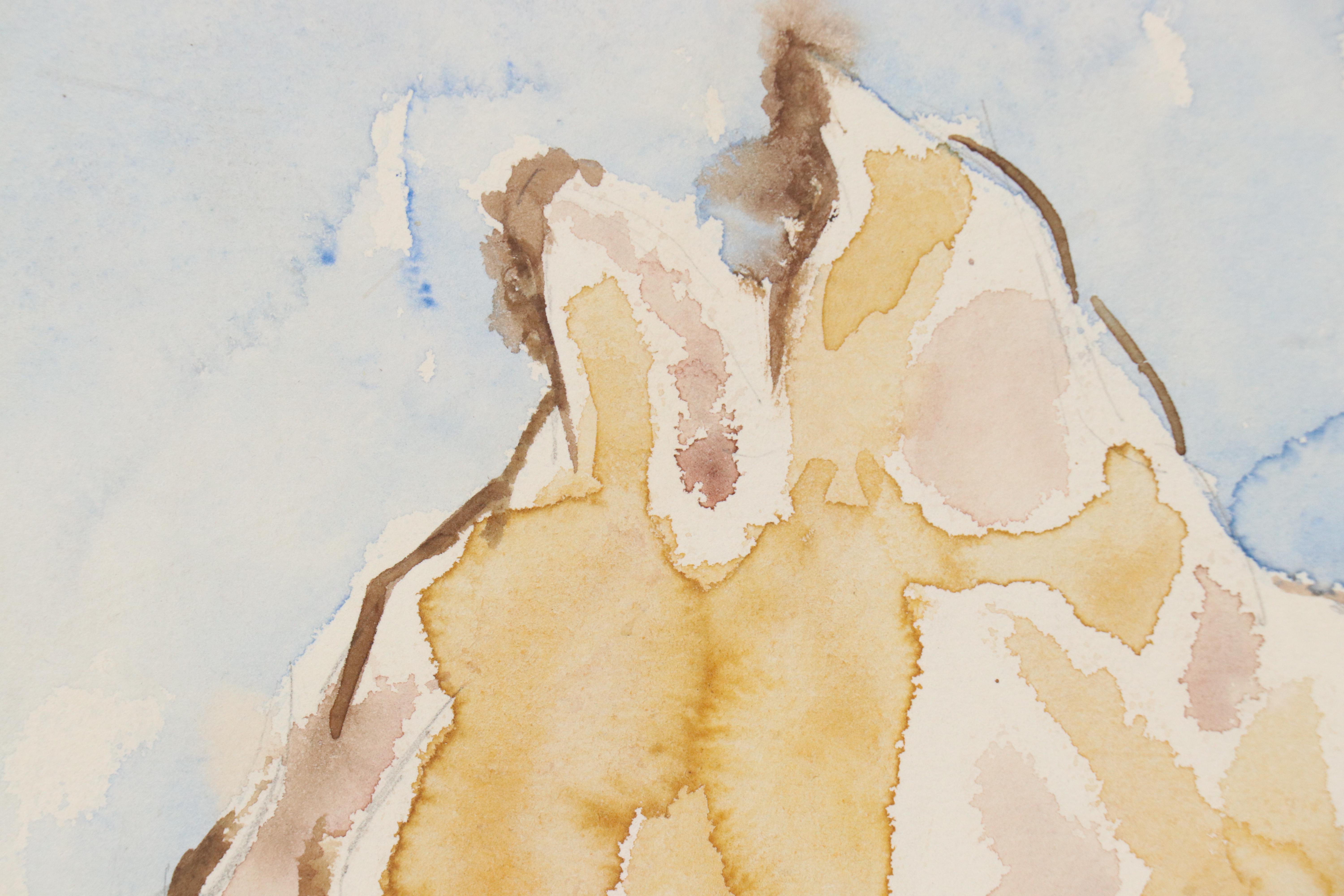 Leonard Maurer Figurative Drawings, 1940s–50s