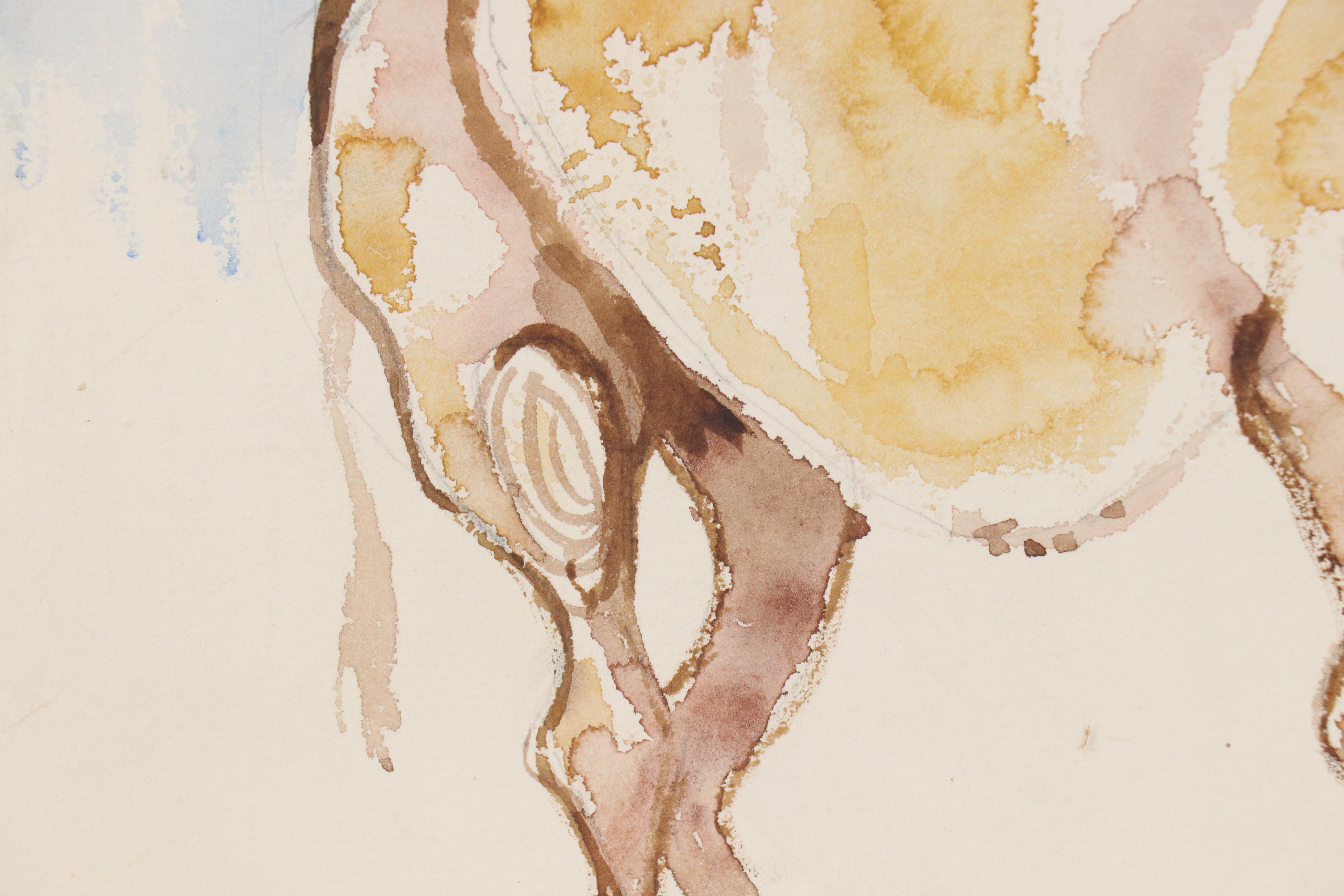 Leonard Maurer Figurative Drawings, 1940s–50s