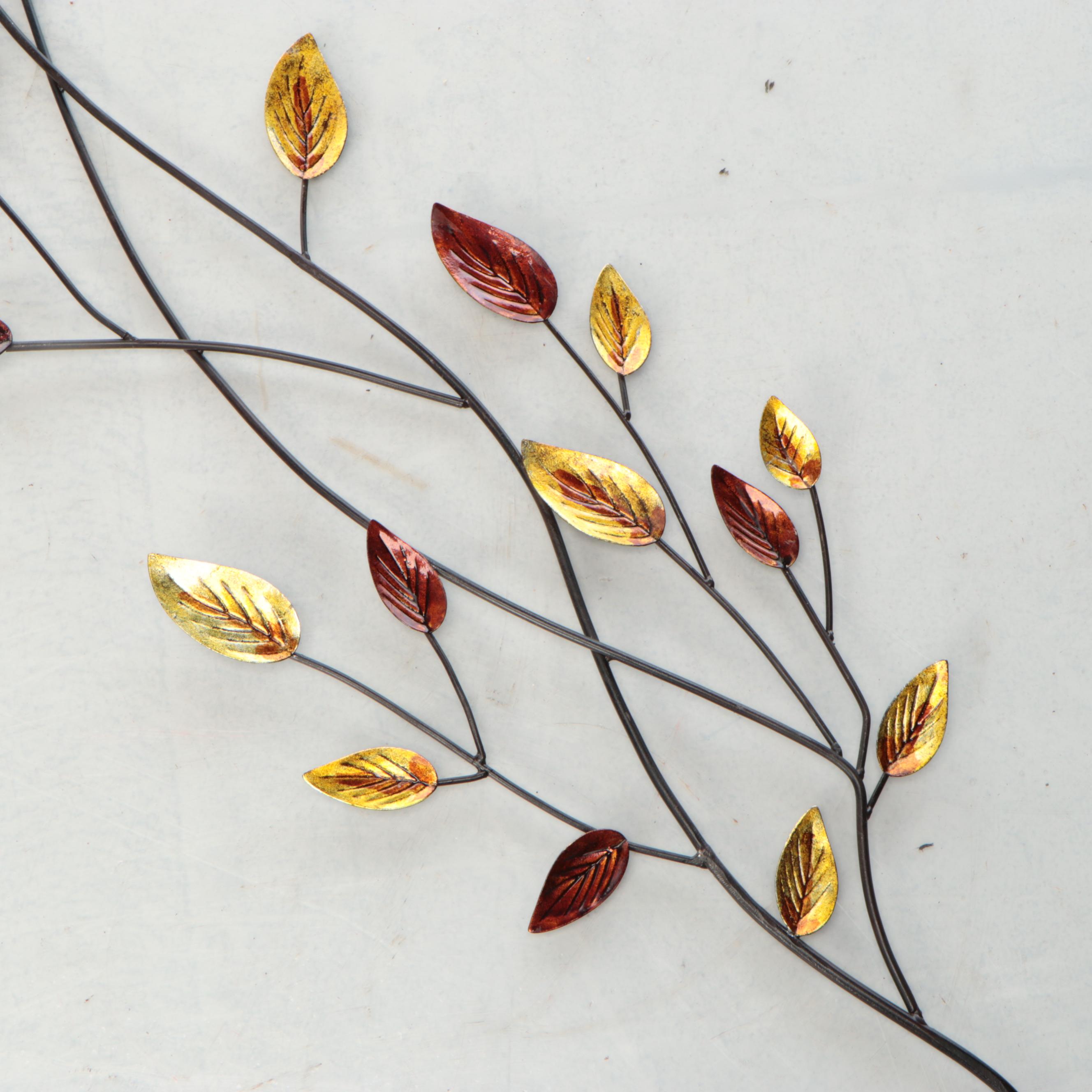 Metal Leaf Wall Hanging