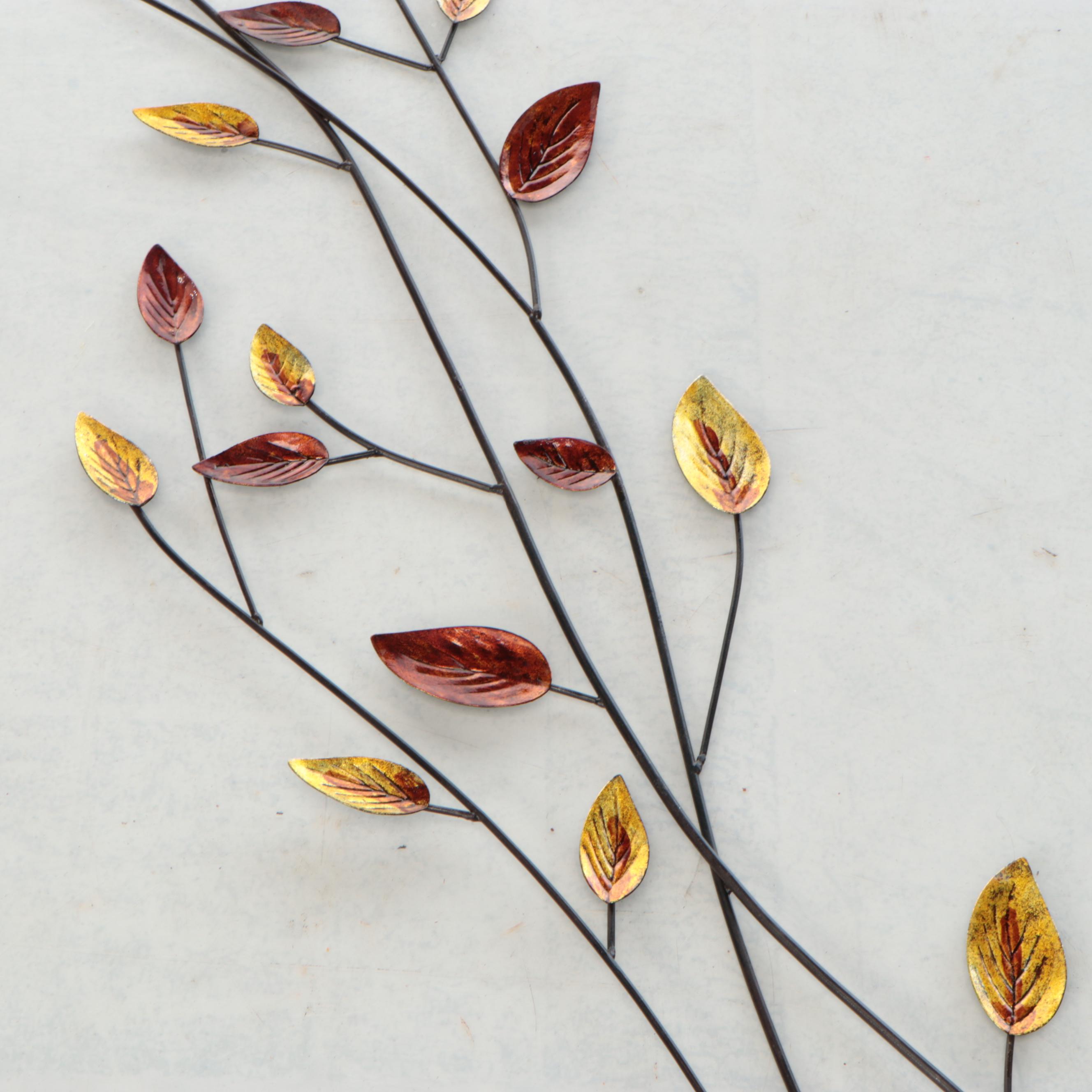 Metal Leaf Wall Hanging