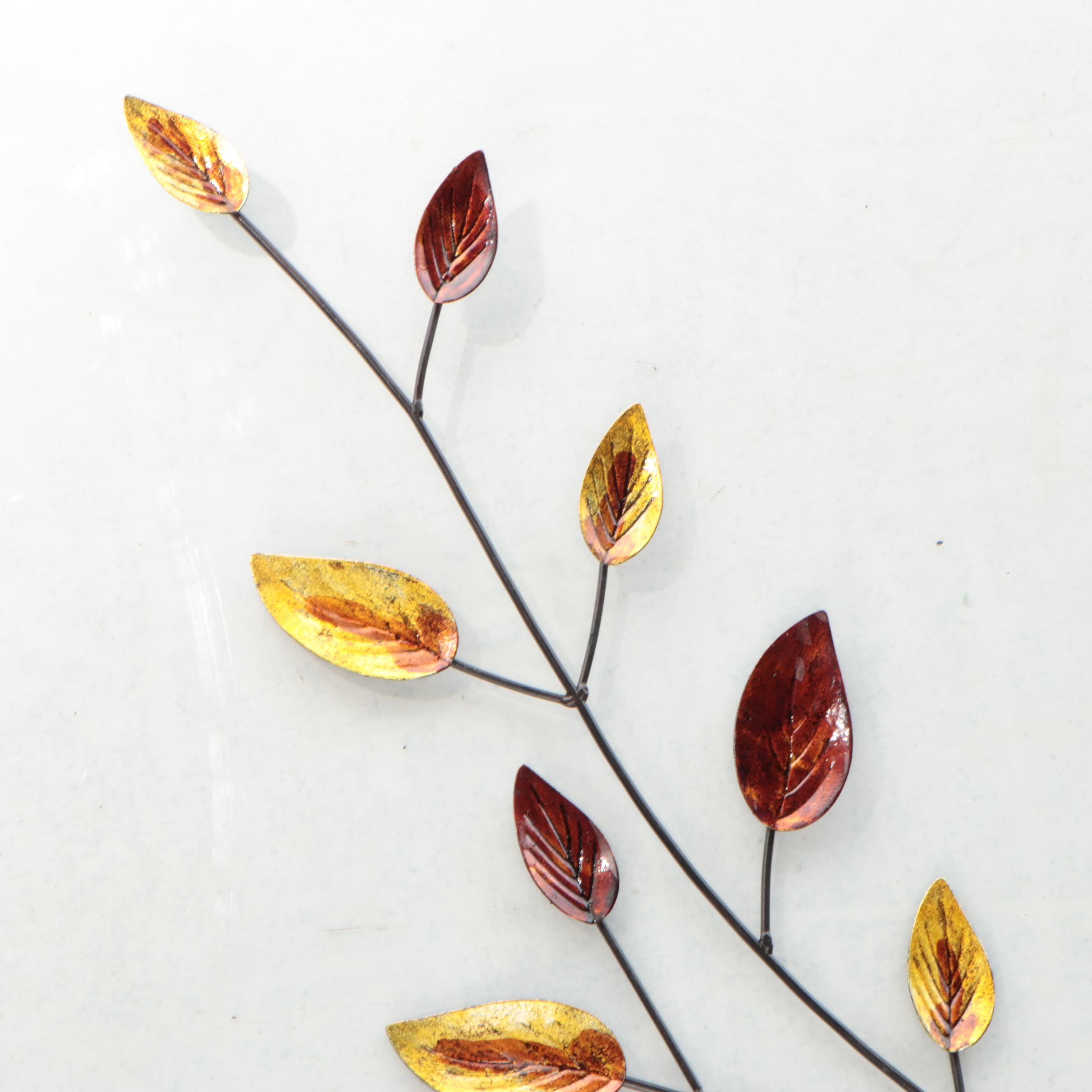 Metal Leaf Wall Hanging