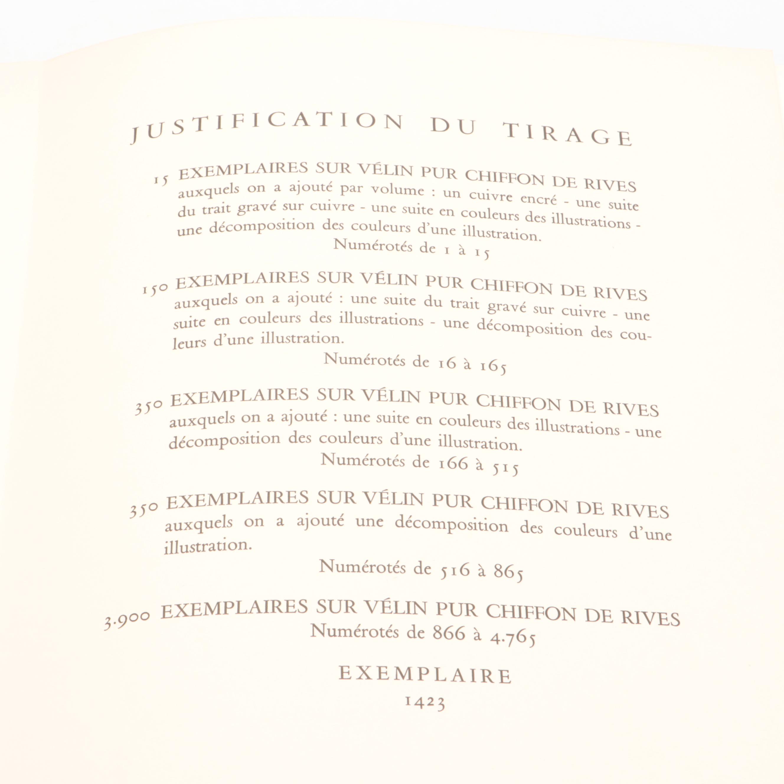 Limited Edition "La Divine Comédie" Six-Volume Set by Dante Alighieri, 1963