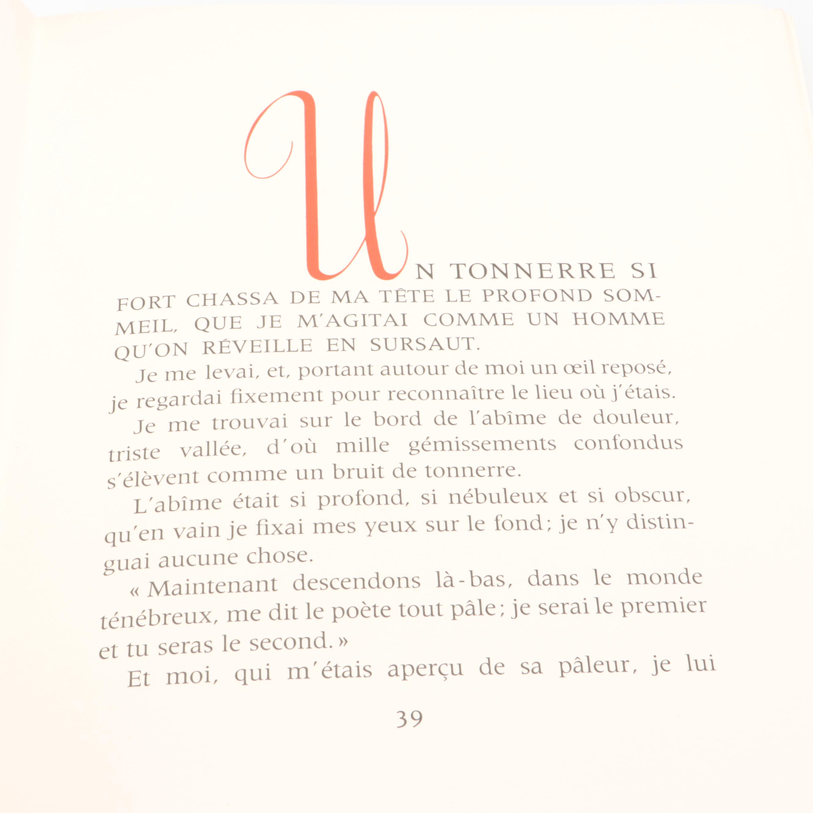 Limited Edition "La Divine Comédie" Six-Volume Set by Dante Alighieri, 1963
