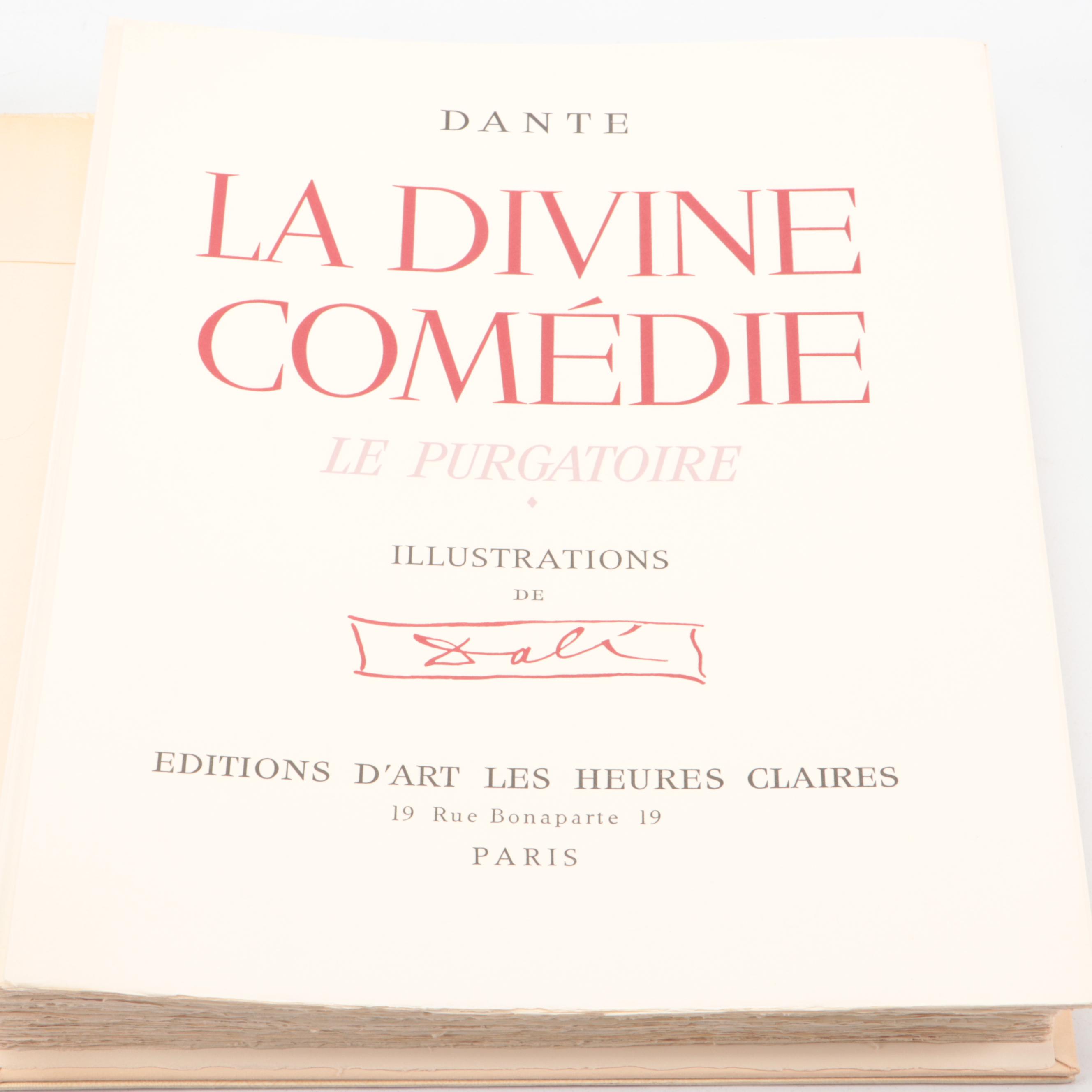 Limited Edition "La Divine Comédie" Six-Volume Set by Dante Alighieri, 1963