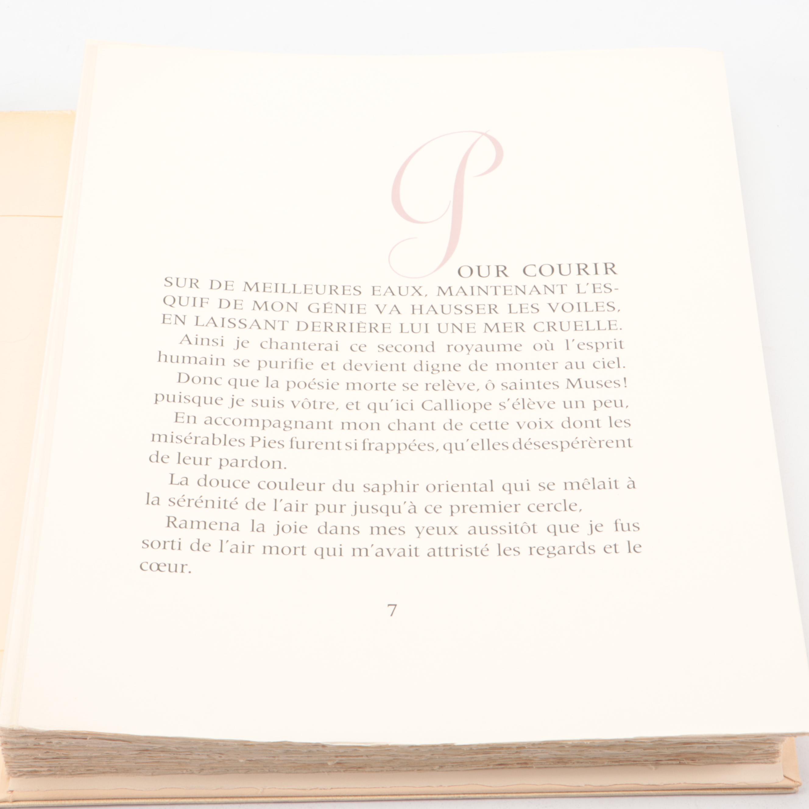 Limited Edition "La Divine Comédie" Six-Volume Set by Dante Alighieri, 1963