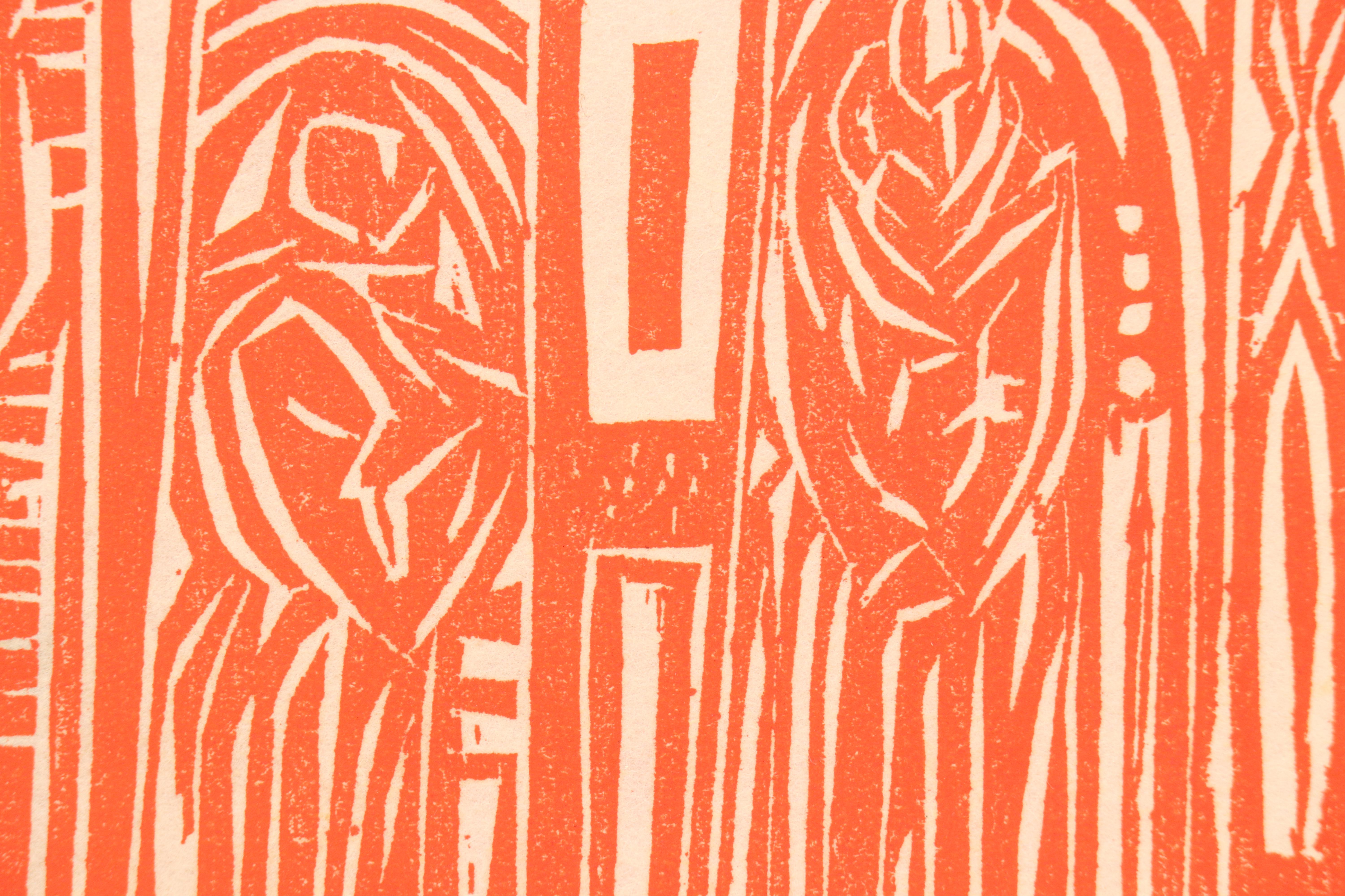 Leonard Maurer Modernist Woodcuts, 1960s