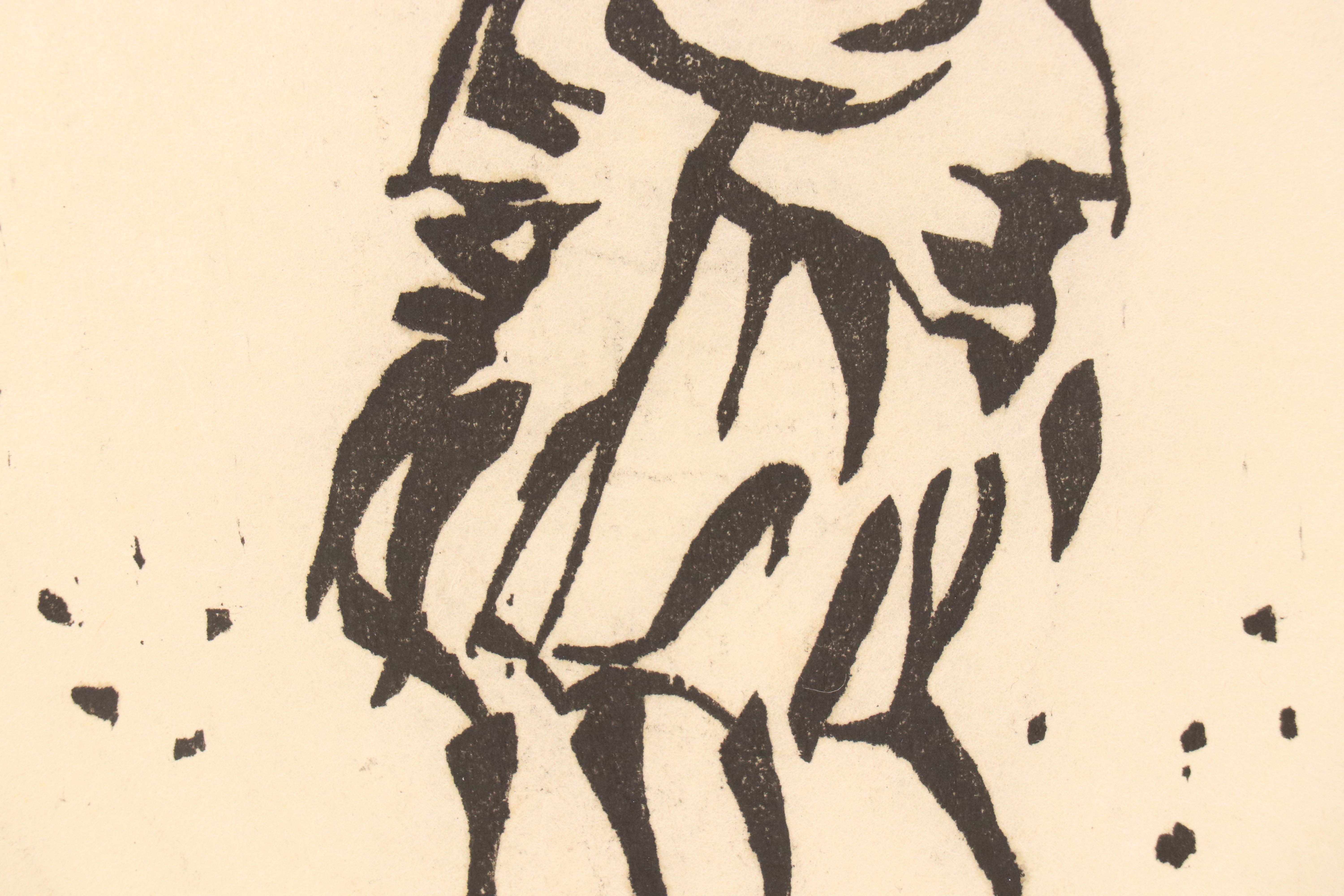 Leonard Maurer Modernist Woodcuts, 1960s