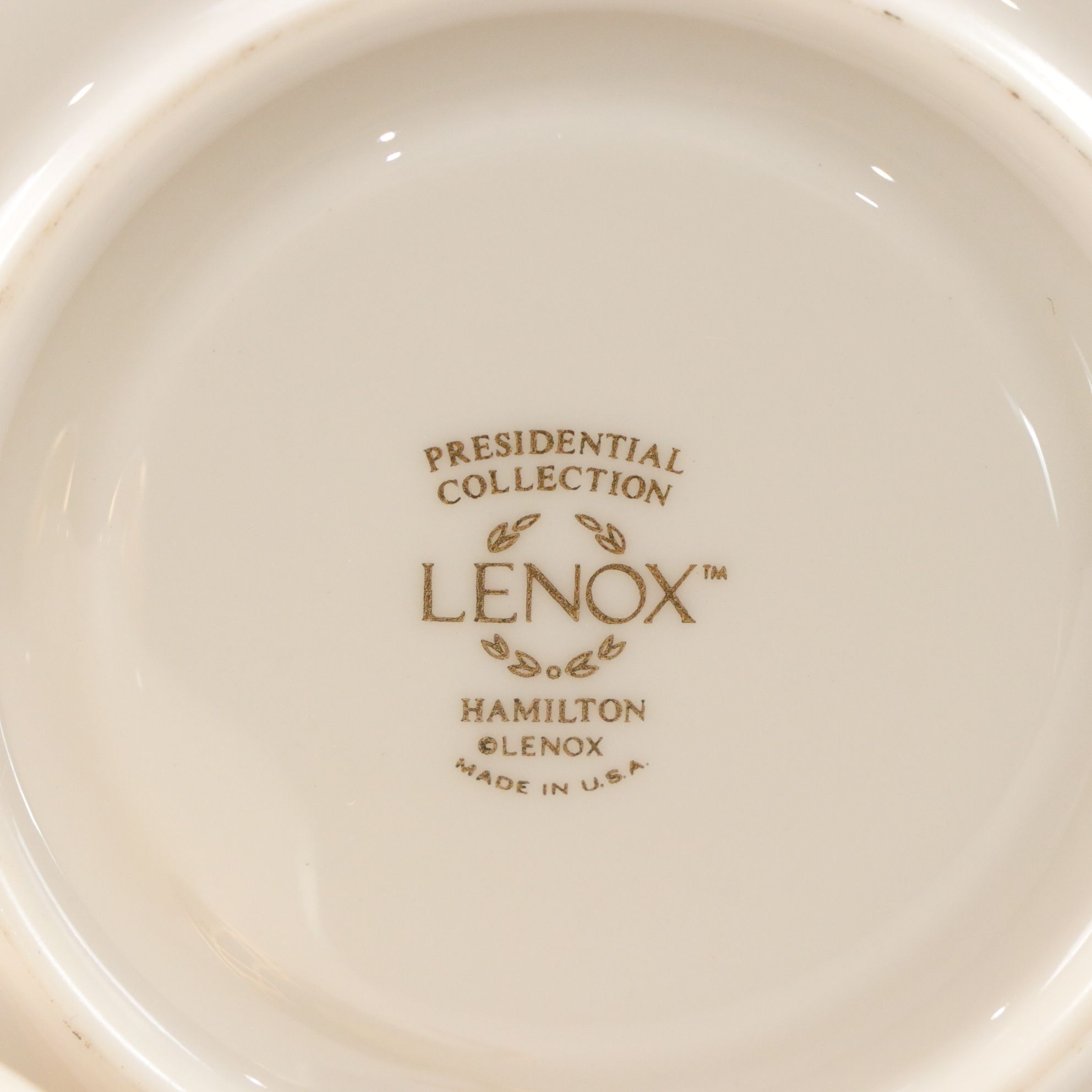 Lenox Presidential Collection "Hamilton" Bone China Dinnerware, 1986–2004