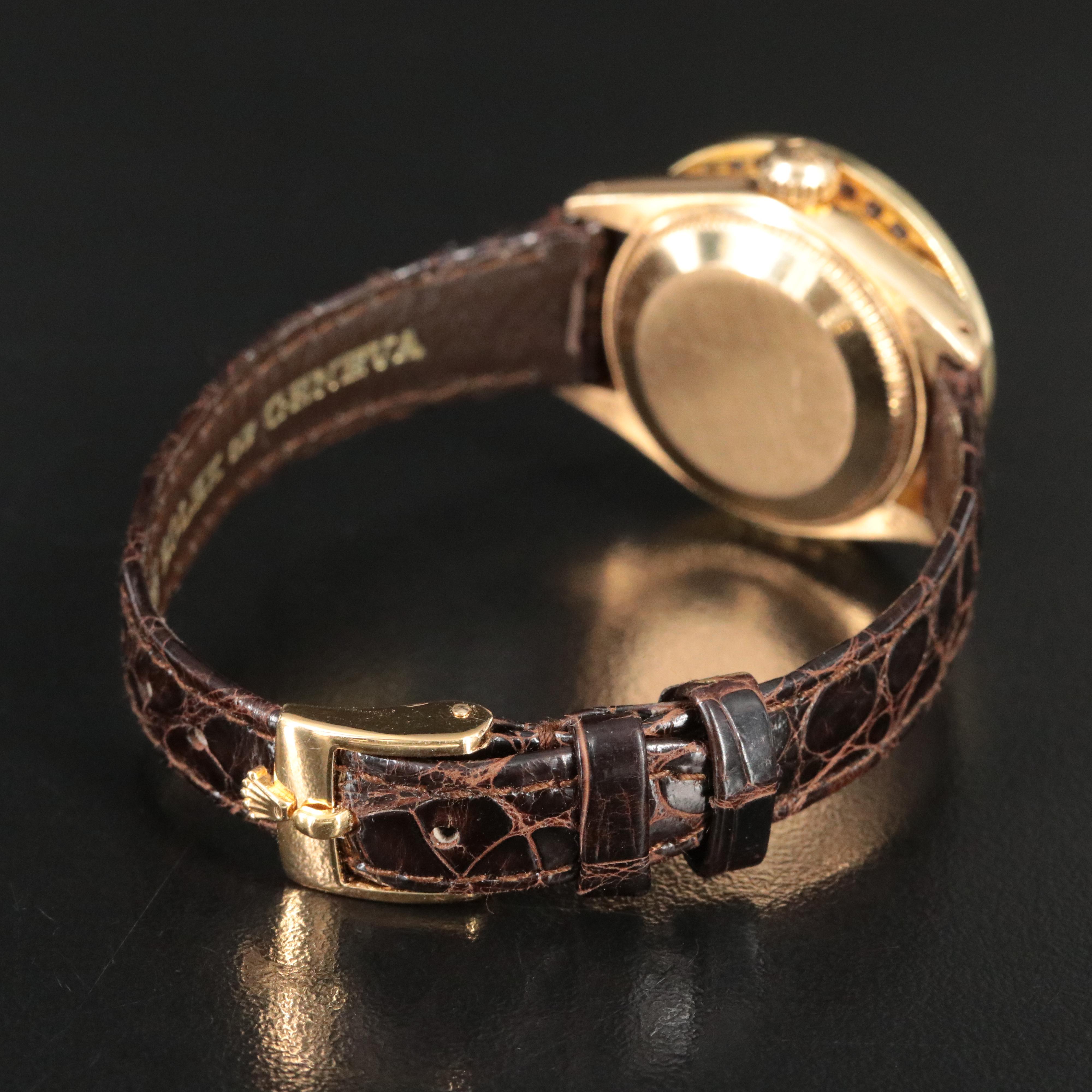 1974 Rolex Custom Diamond Dial and Bezel Datejust Watch